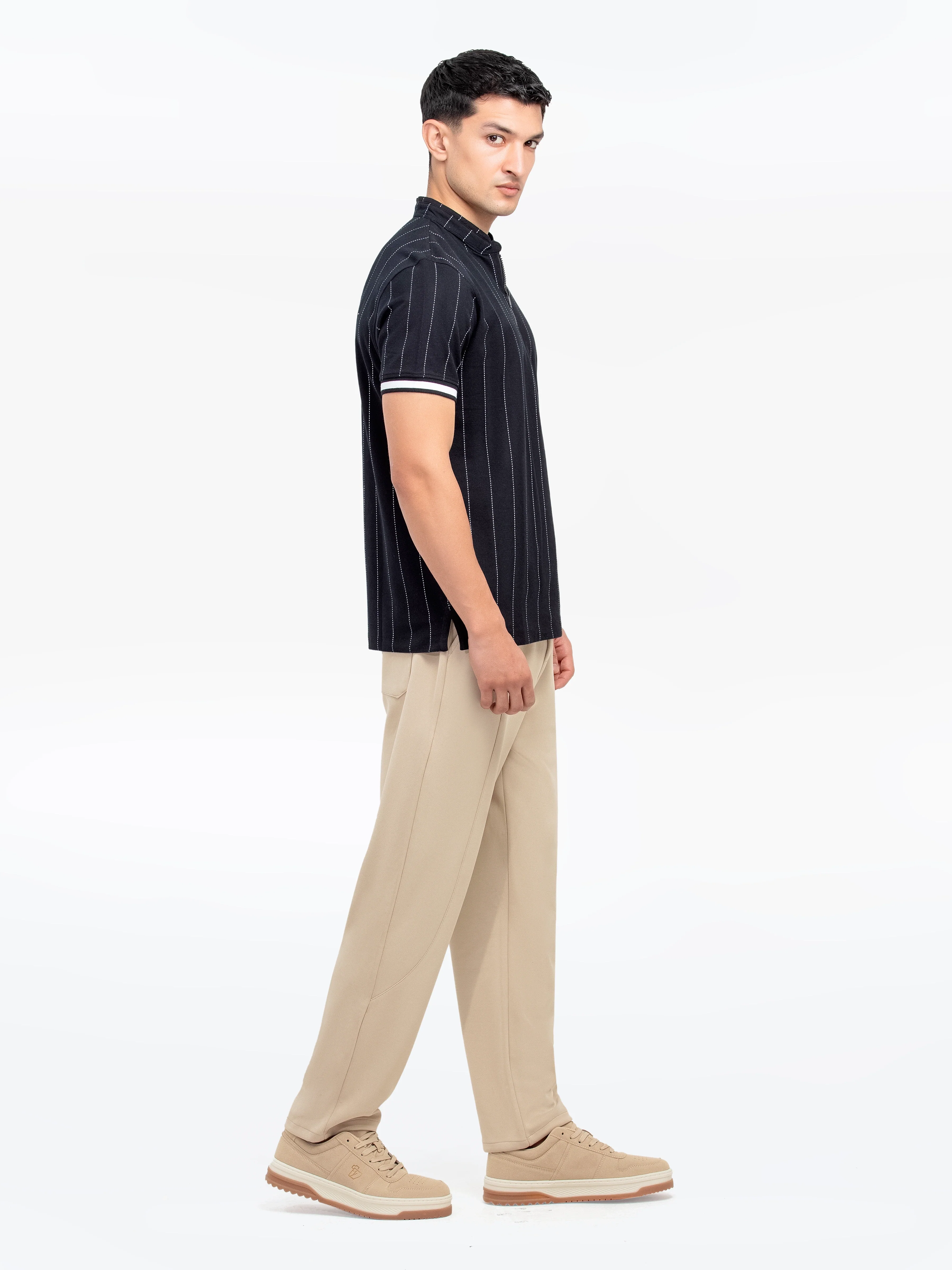 Men's Black Polo Shirt - EMTPS24-049 - Image 5