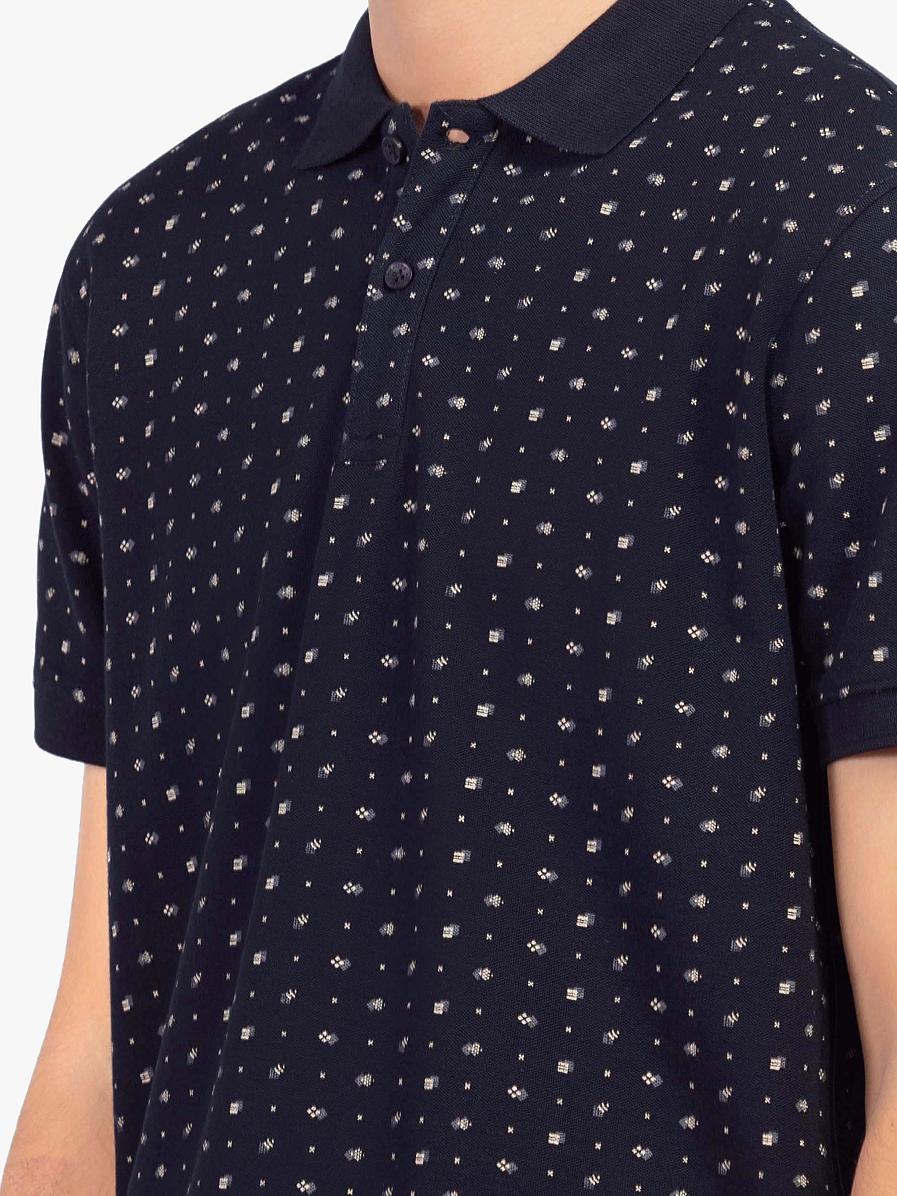 Men's Black Polo Shirt - EMTPS5-013 - Image 3