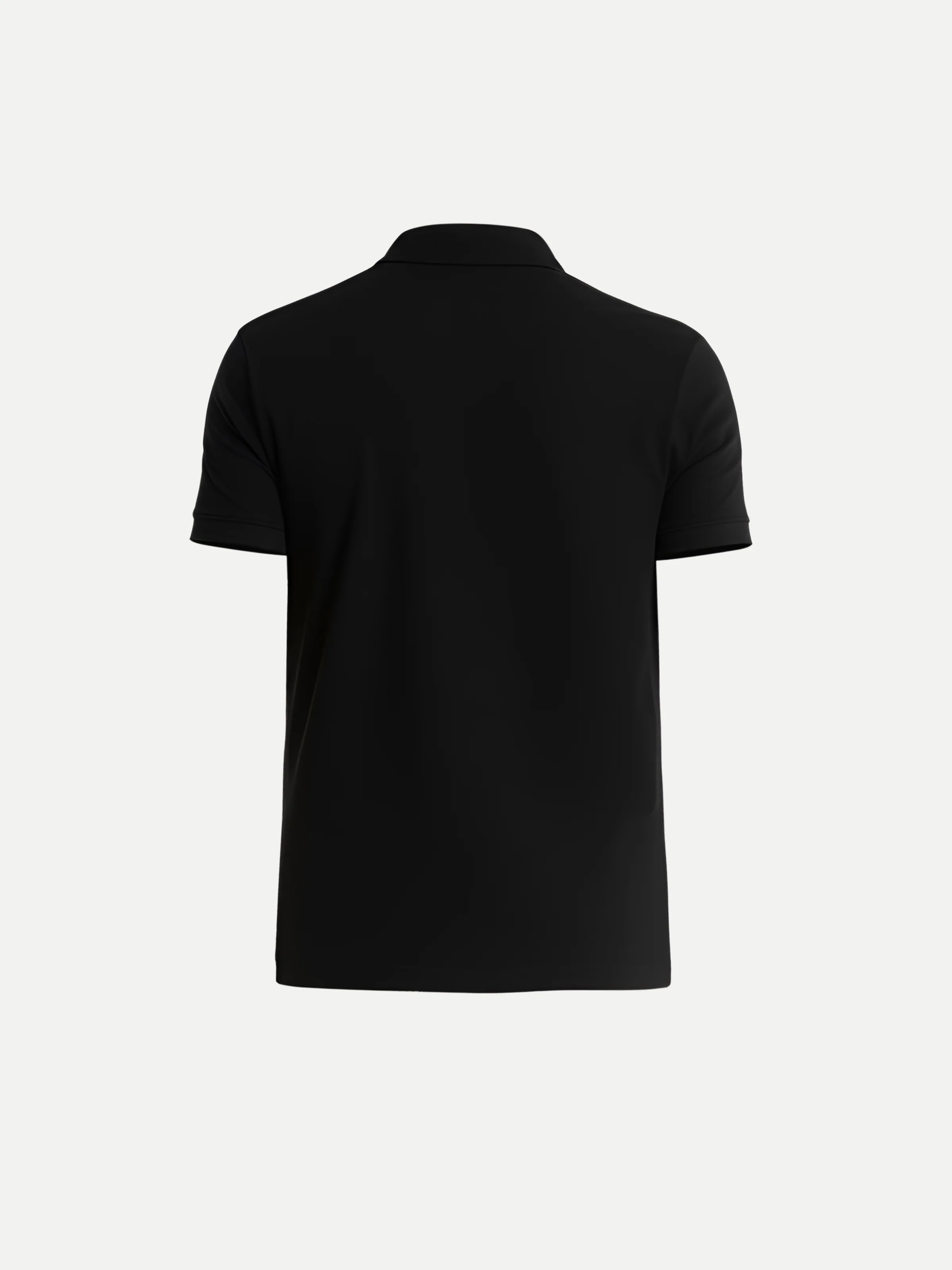 Men's Black Polo Shirt - EMTPS5-046 - Image 2