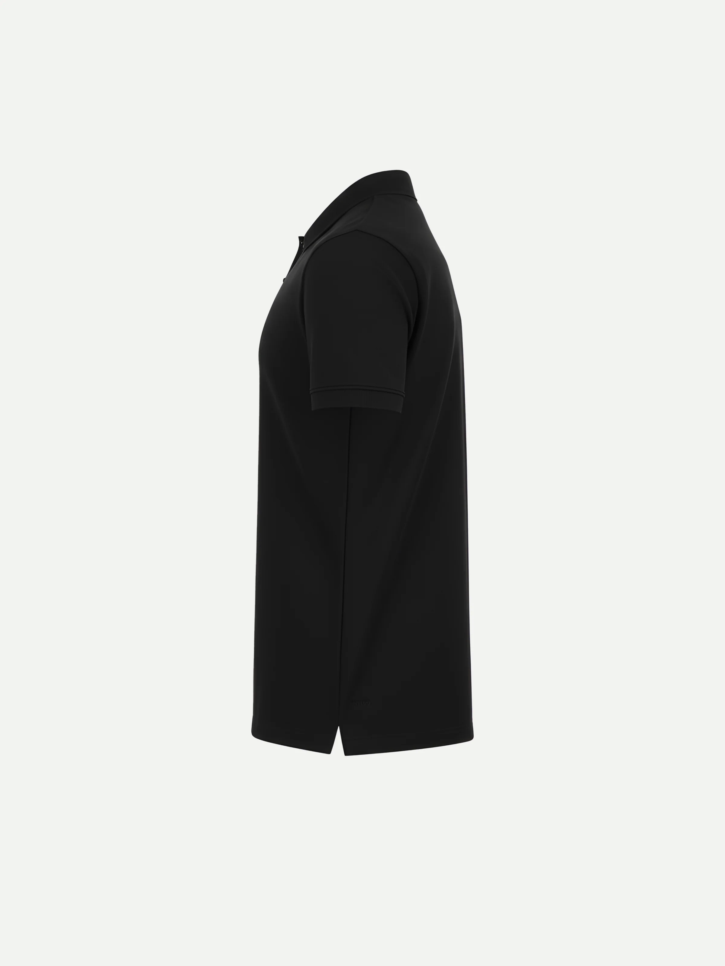 Men's Black Polo Shirt - EMTPS5-046 - Image 3