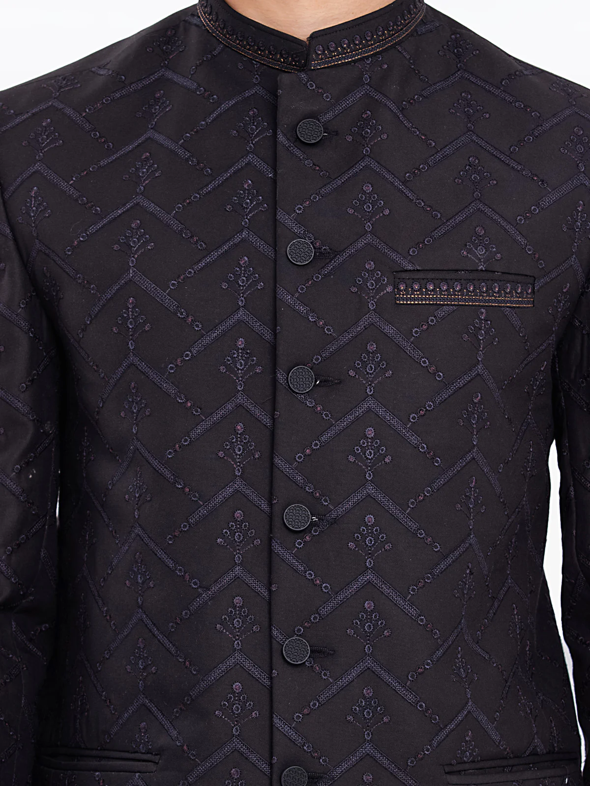 Men's Black Prince Suit - EMTPSC22-006 - Image 4