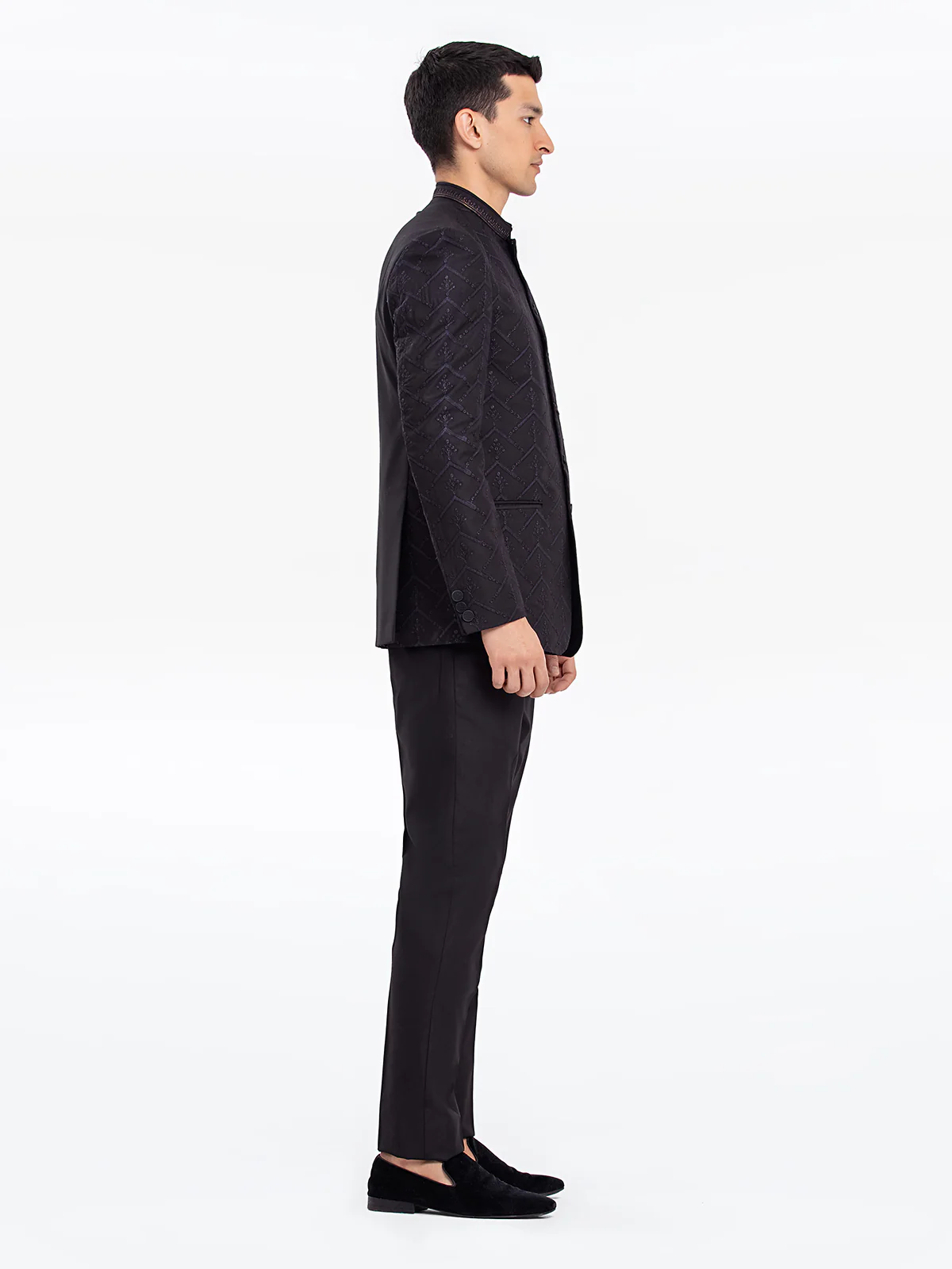 Men's Black Prince Suit - EMTPSC22-006 - Image 5