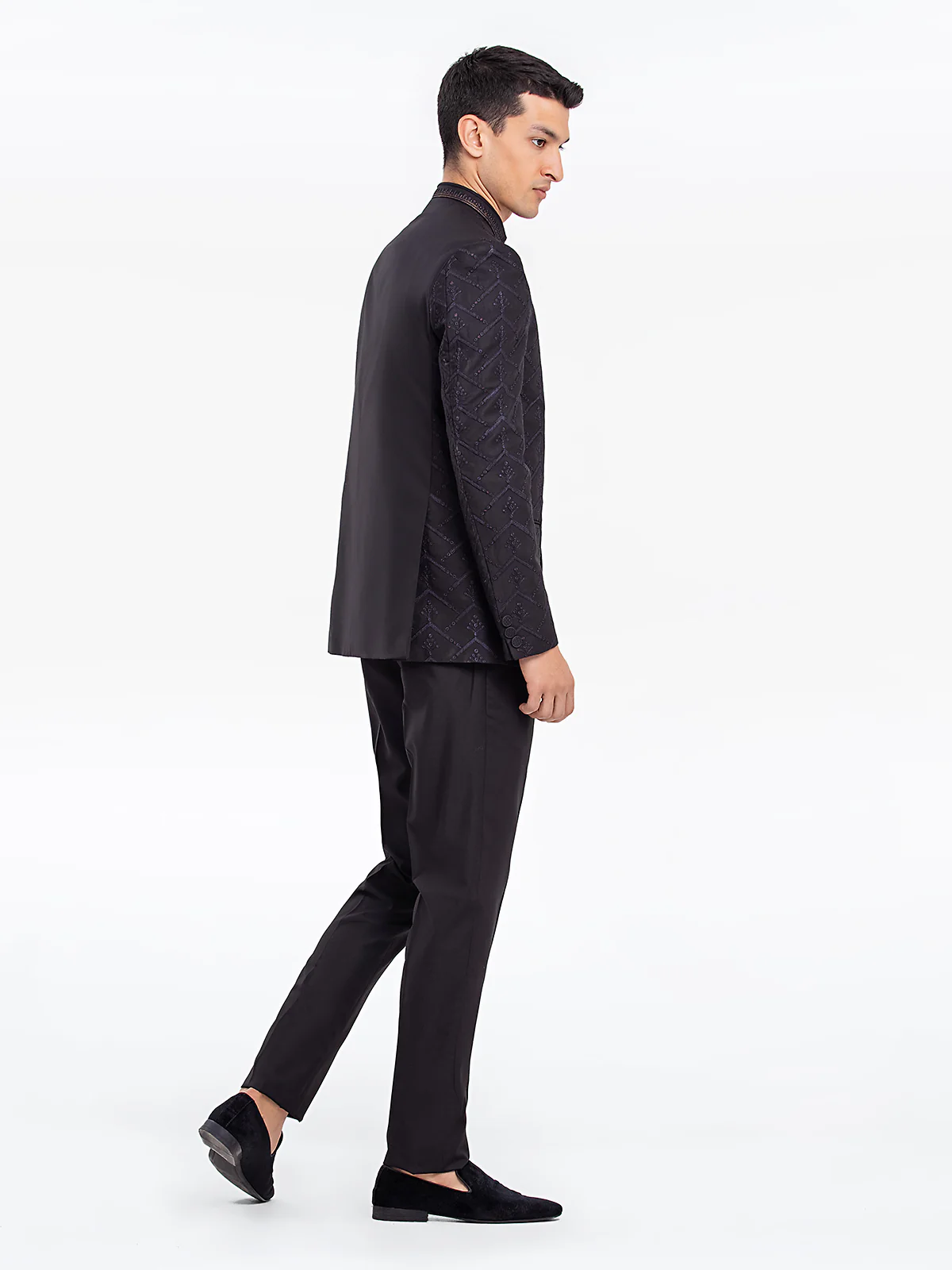 Men's Black Prince Suit - EMTPSC22-006 - Image 6