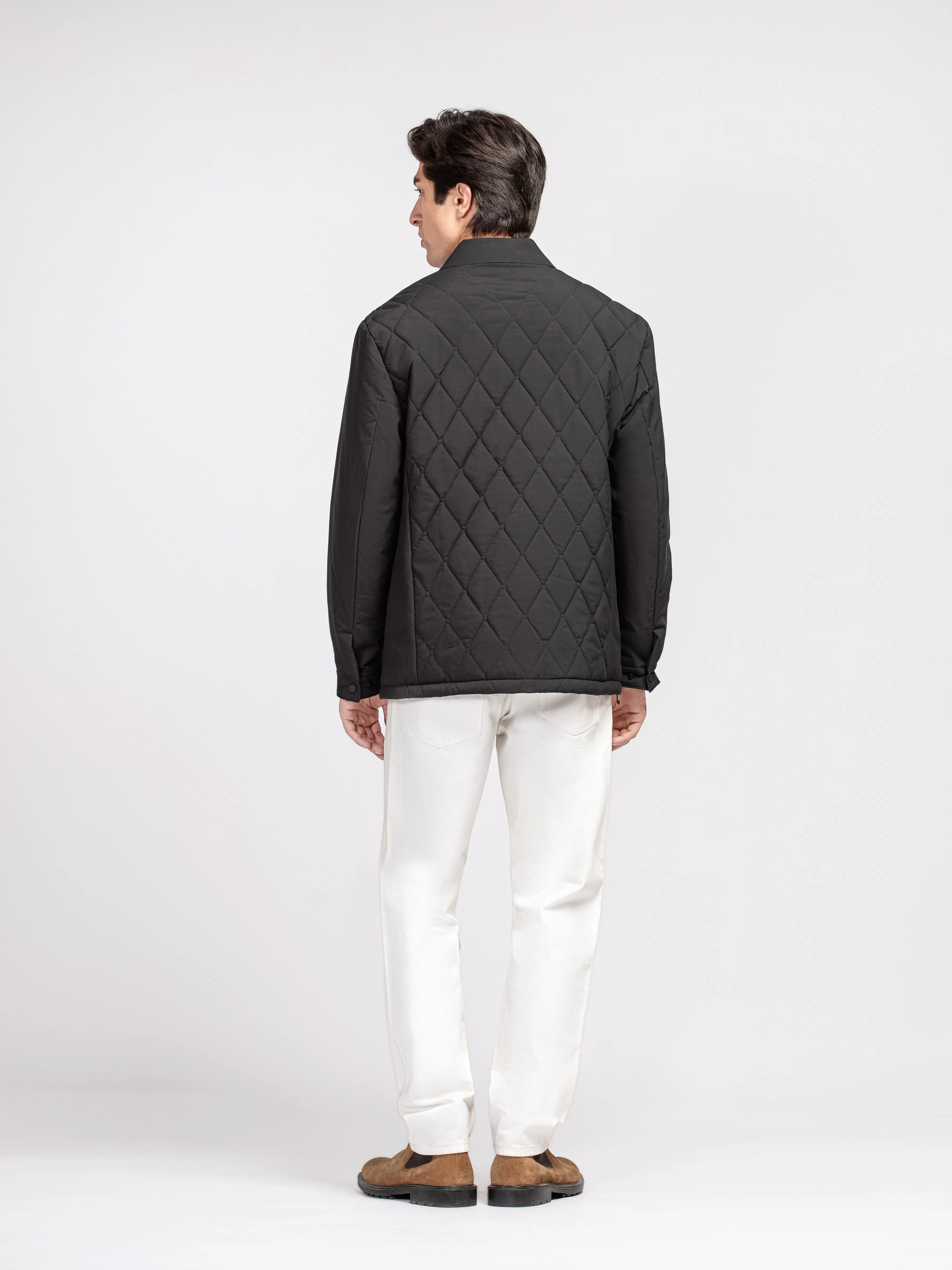 Men's Black Shacket - EMTJS5-001 - Image 5