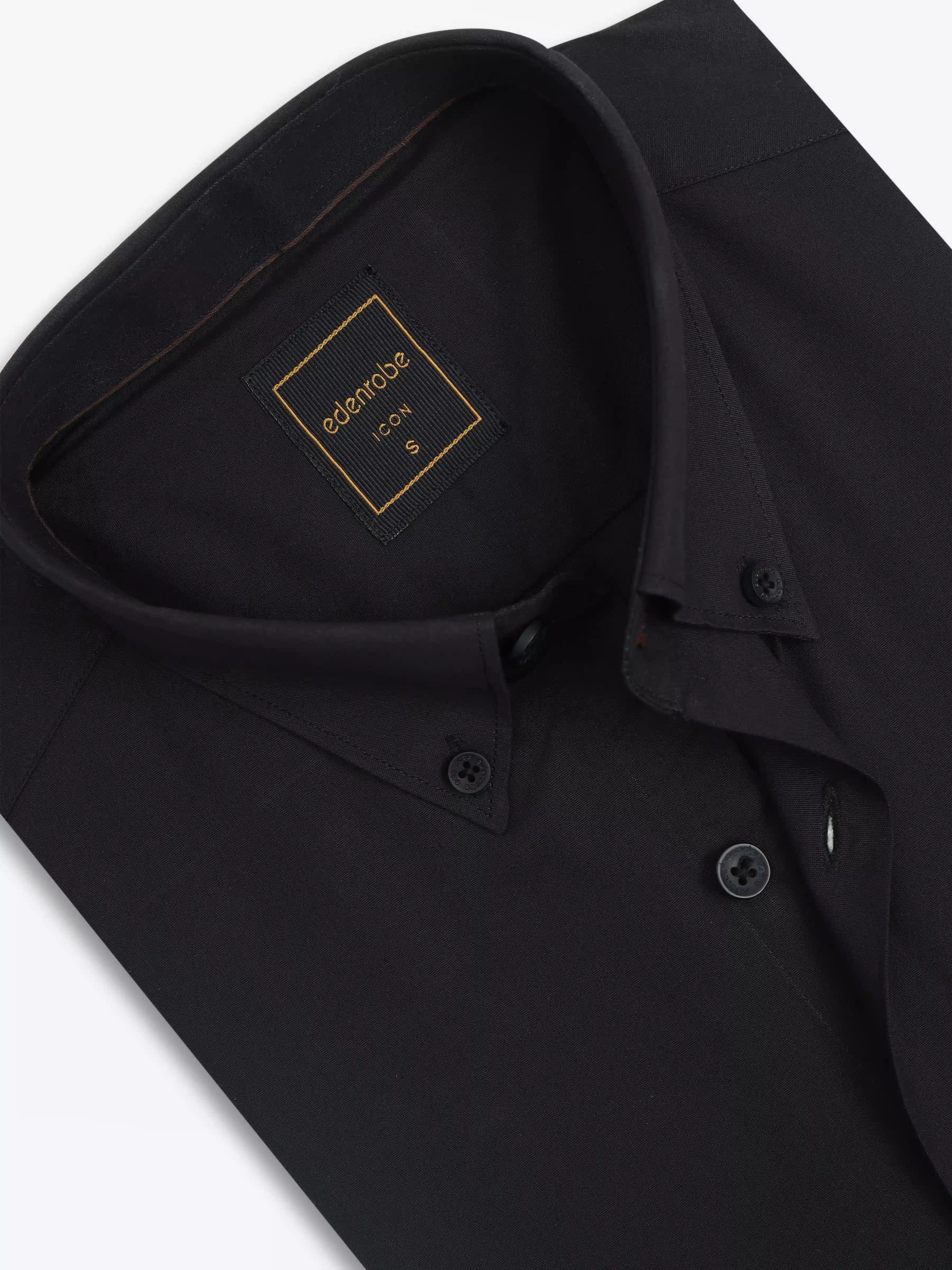 Men's Black Shirt - EMTSI24-50737 - Image 2