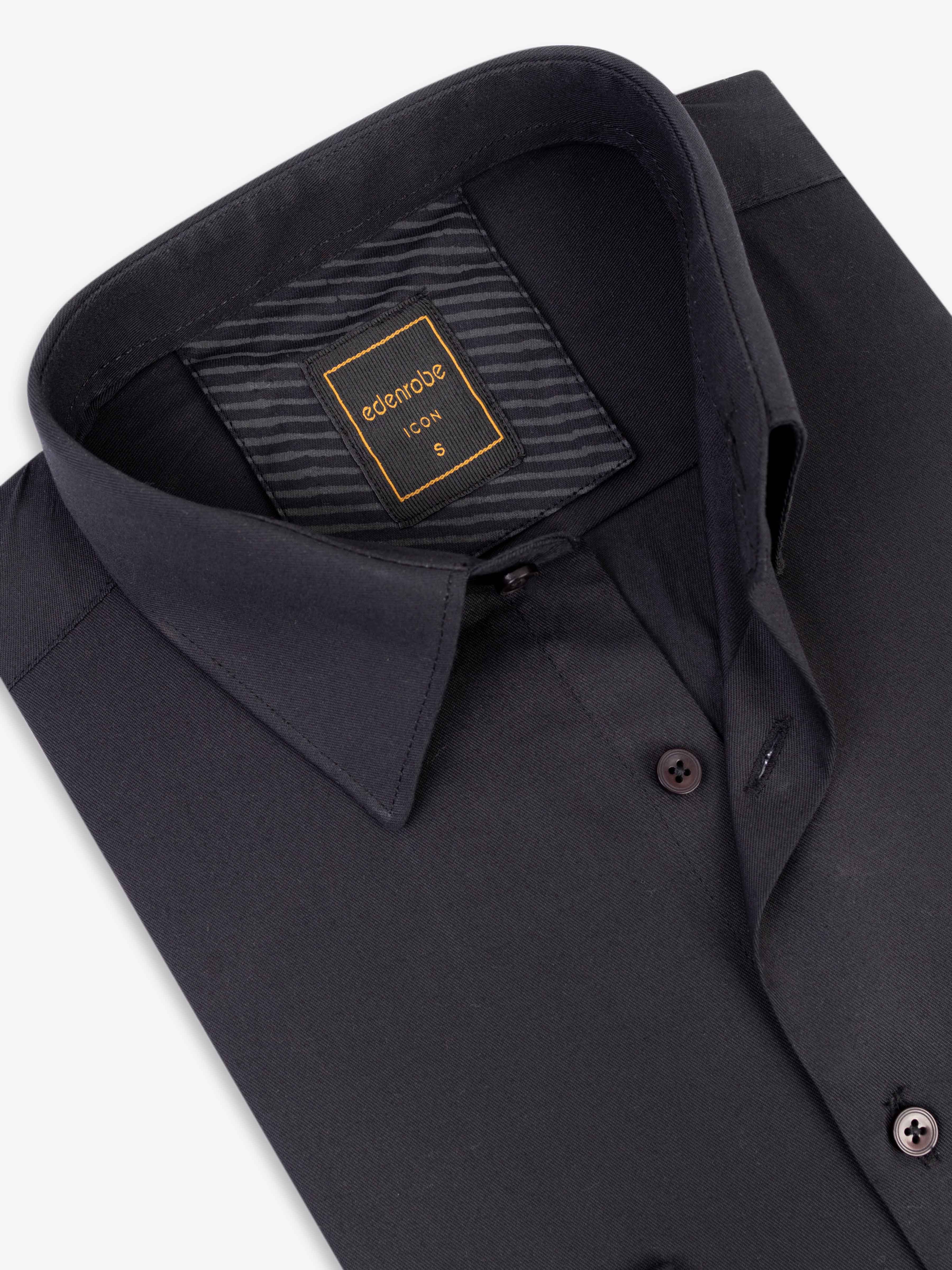 Men's Black Shirt - EMTSI5-50848 - Image 2