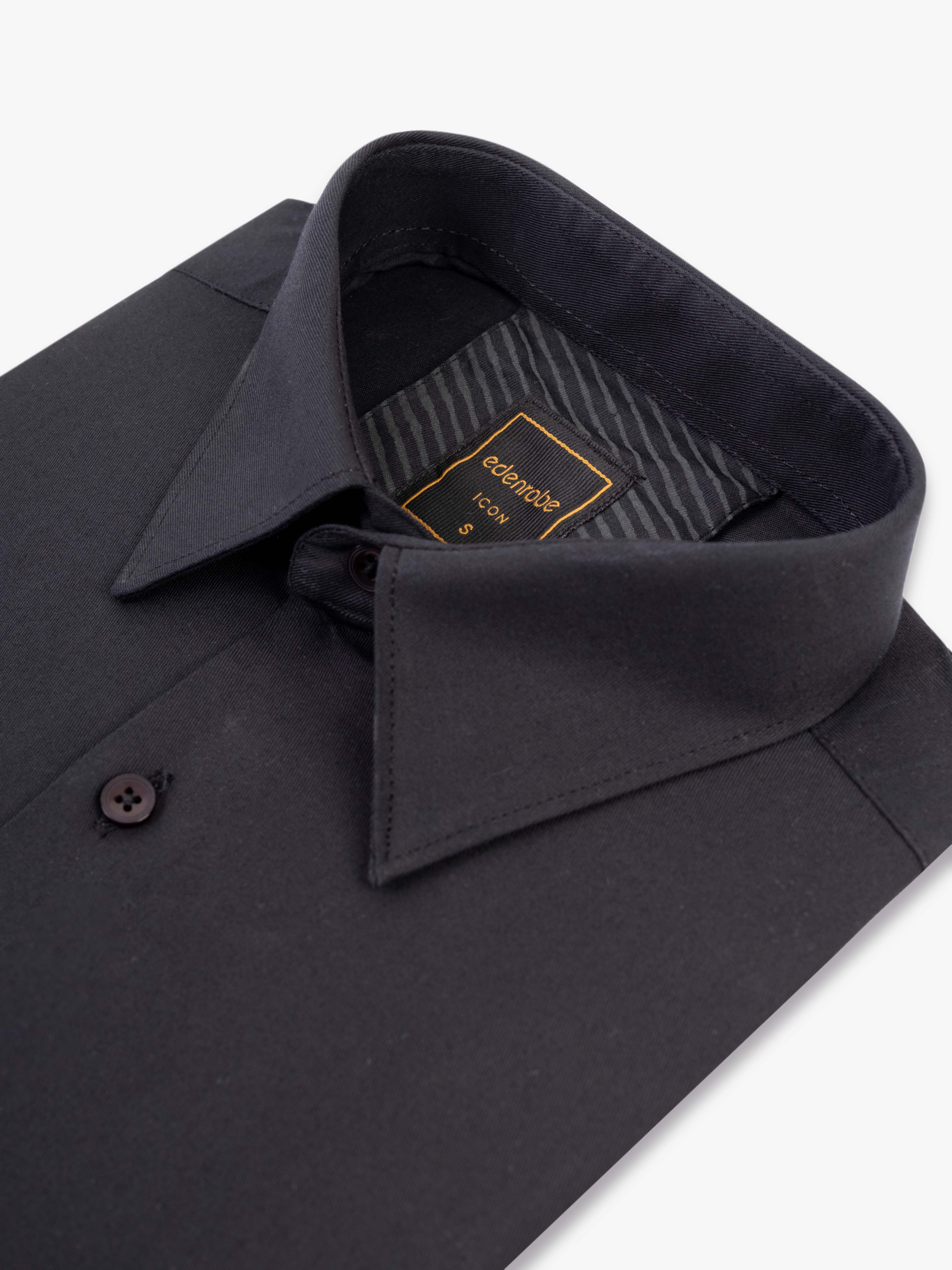 Men's Black Shirt - EMTSI5-50848 - Image 4