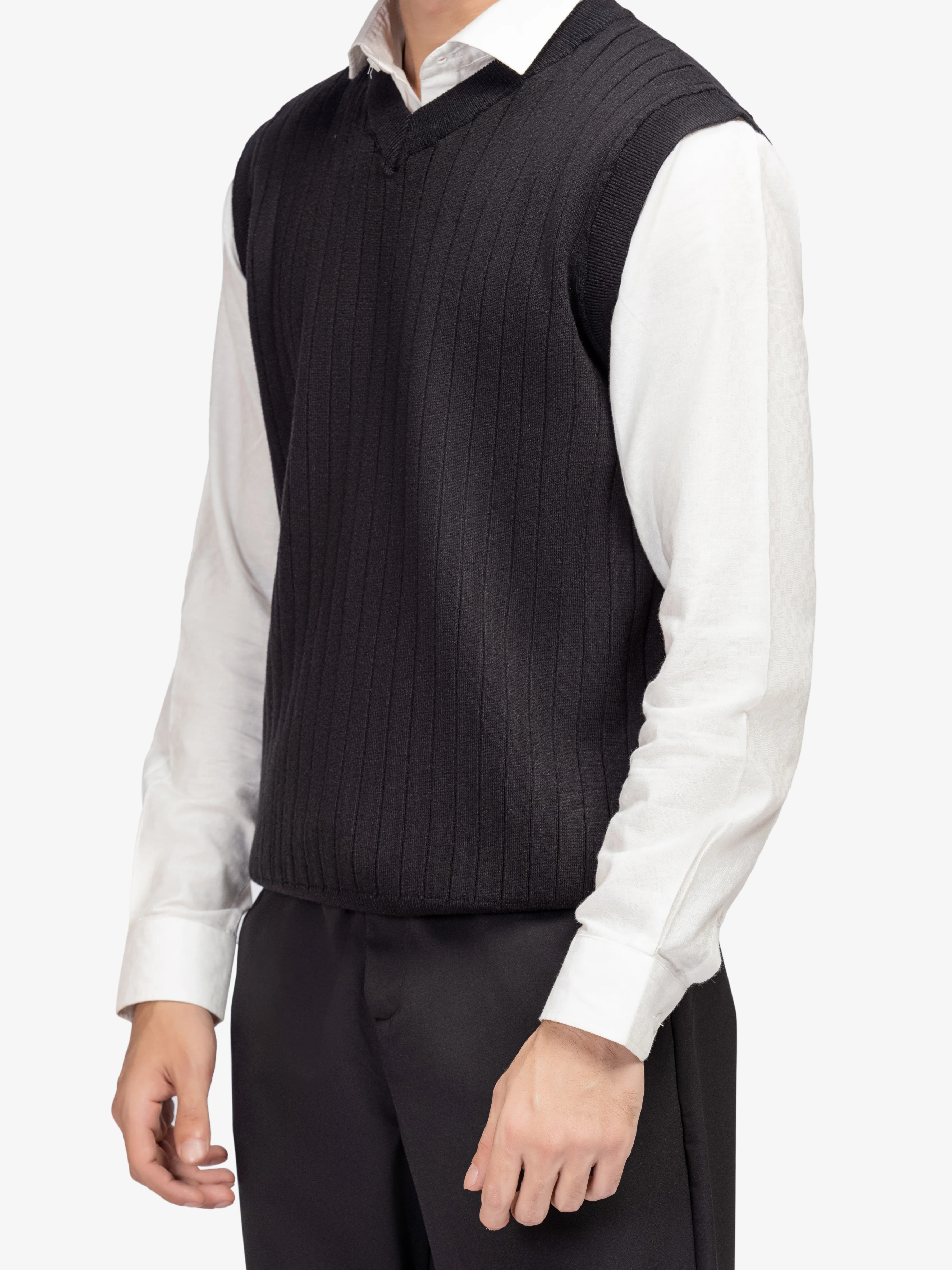 Men's Black Sweater - EMTSWT5-024 - Image 2