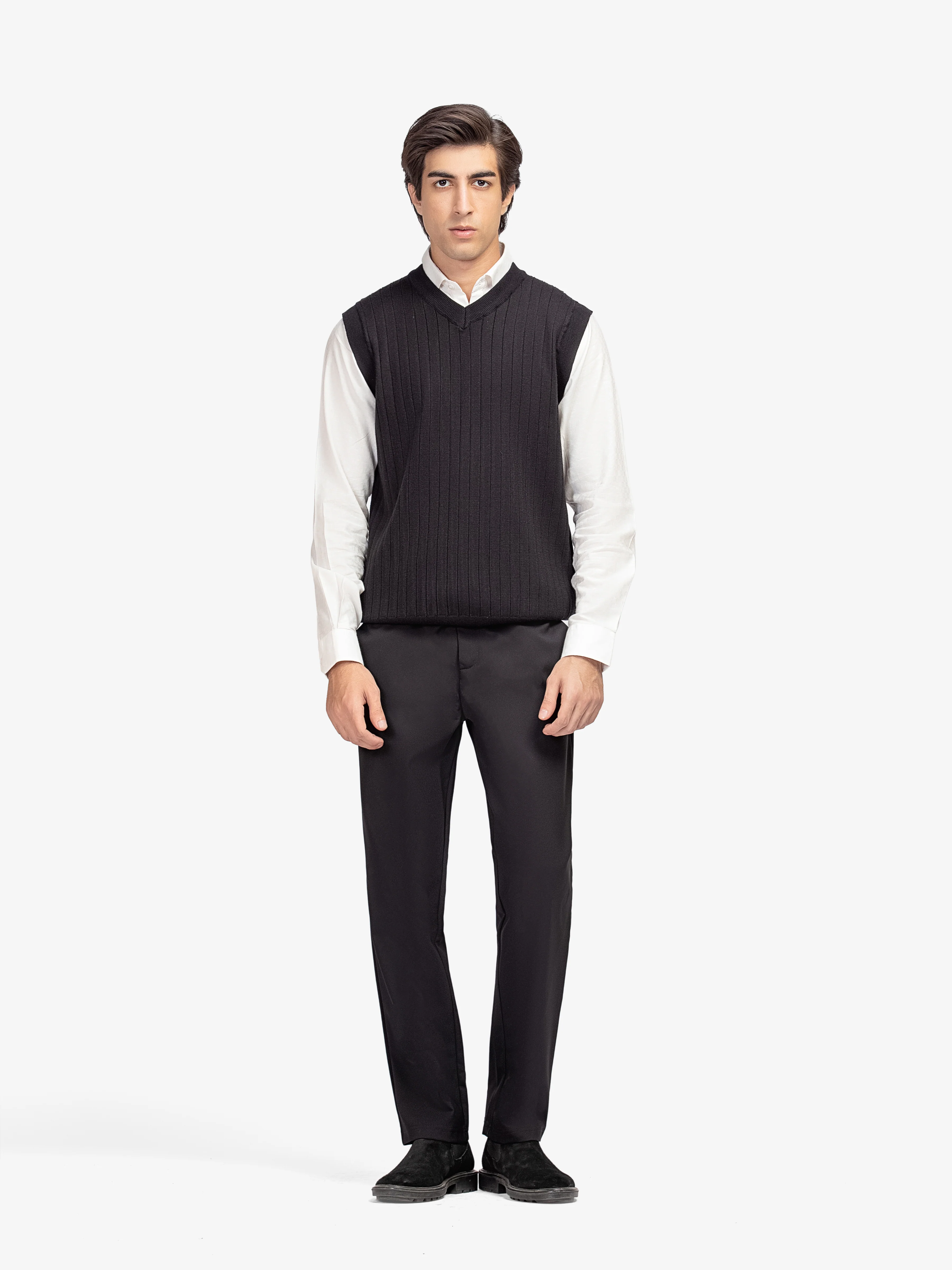 Men's Black Sweater - EMTSWT5-024 - Image 3