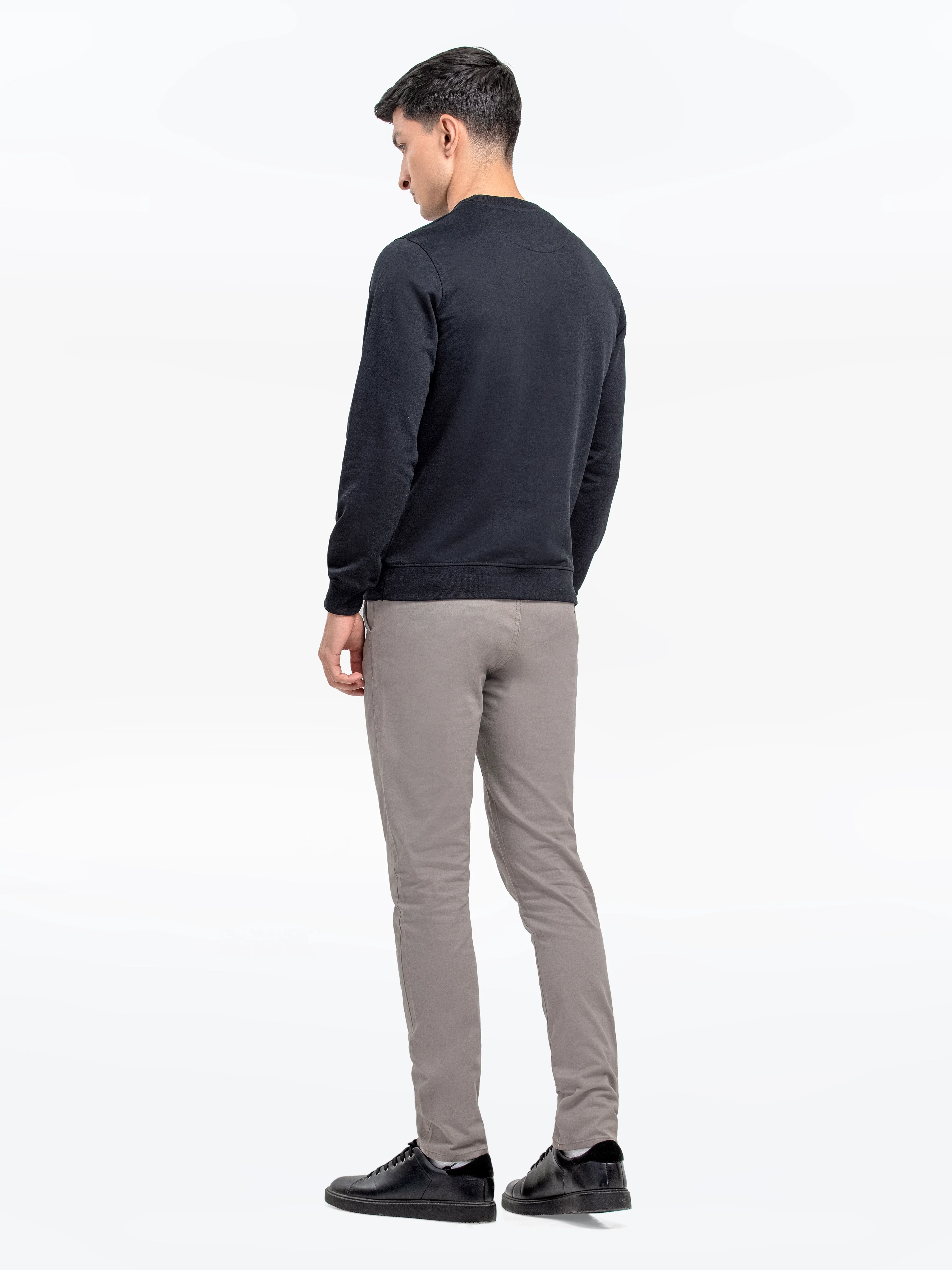 Men's Black Sweatshirt - EMTSS24-001 - Image 5