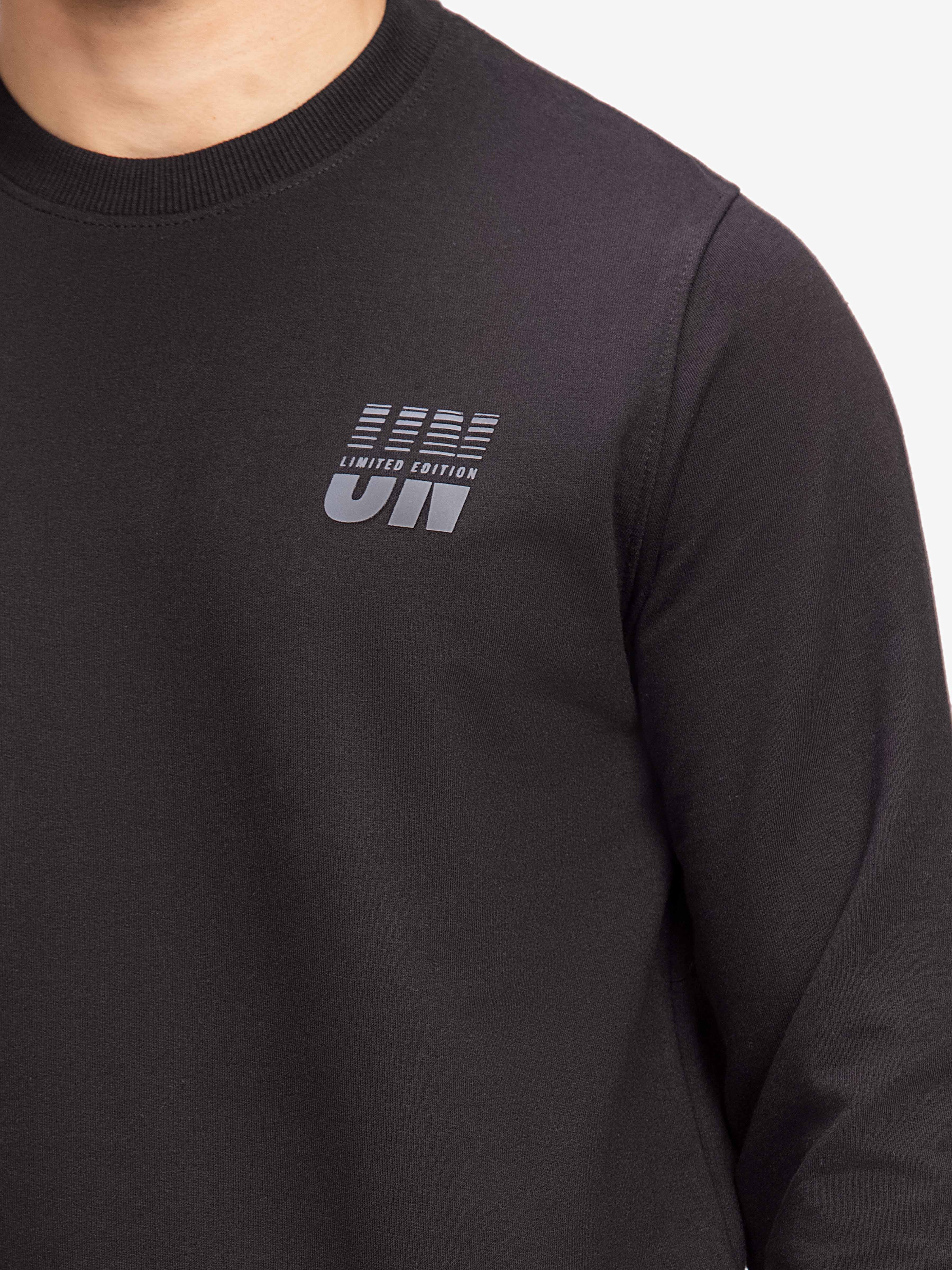 Men's Black Sweatshirt - EMTSS5-006 - Image 2