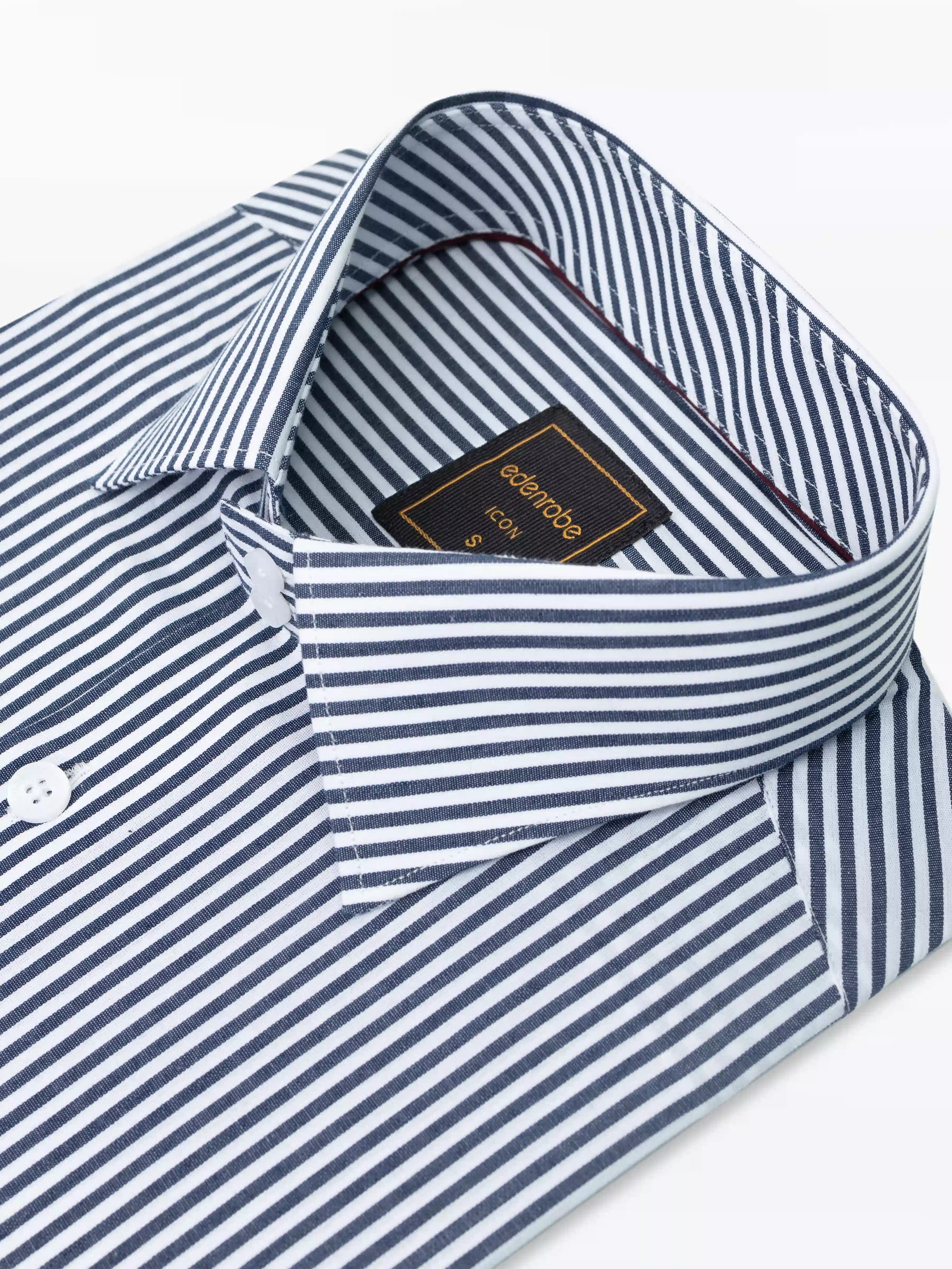Men's Black & White Shirt - EMTSI24-50718 - Image 3