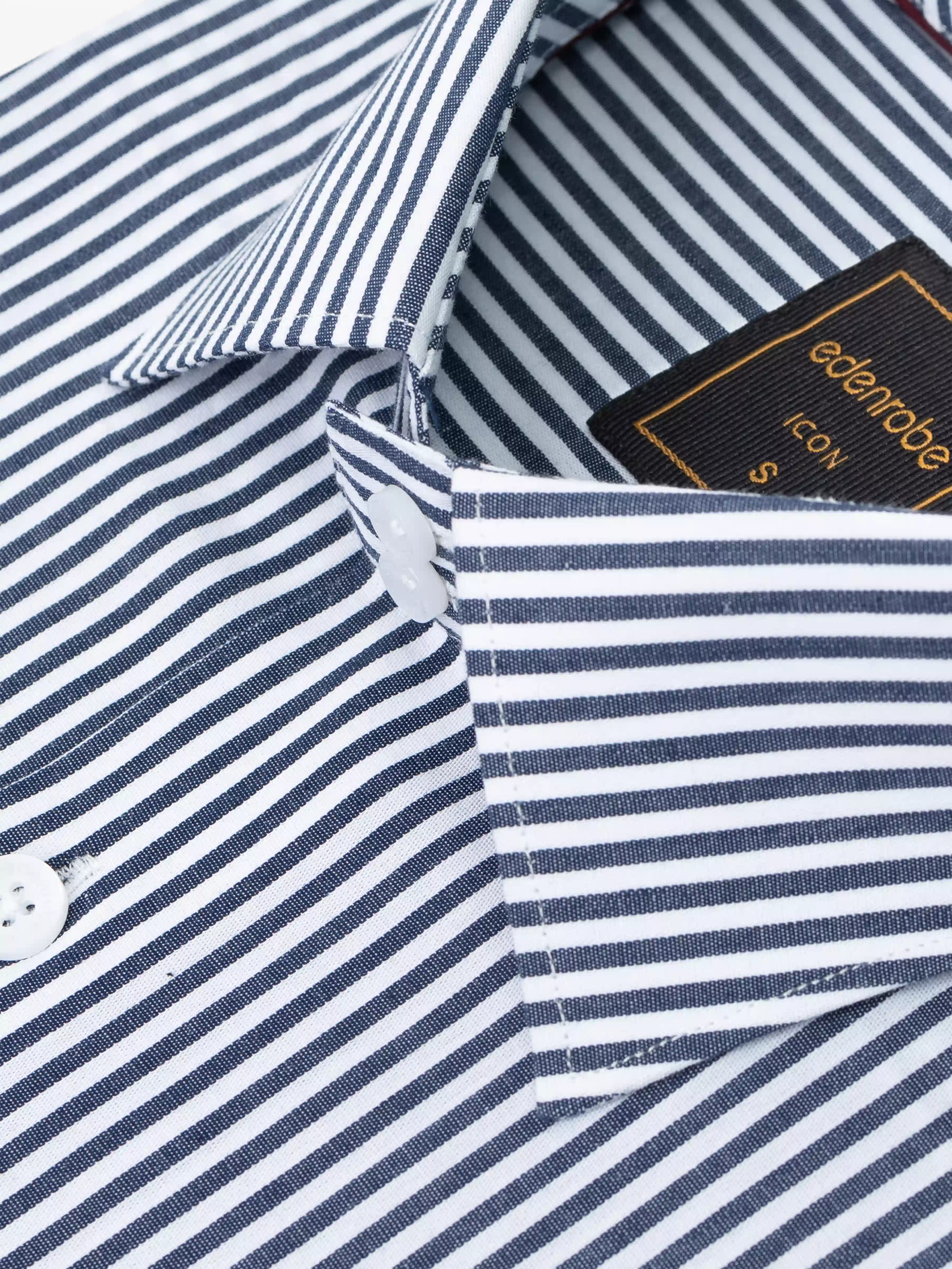 Men's Black & White Shirt - EMTSI24-50718 - Image 4