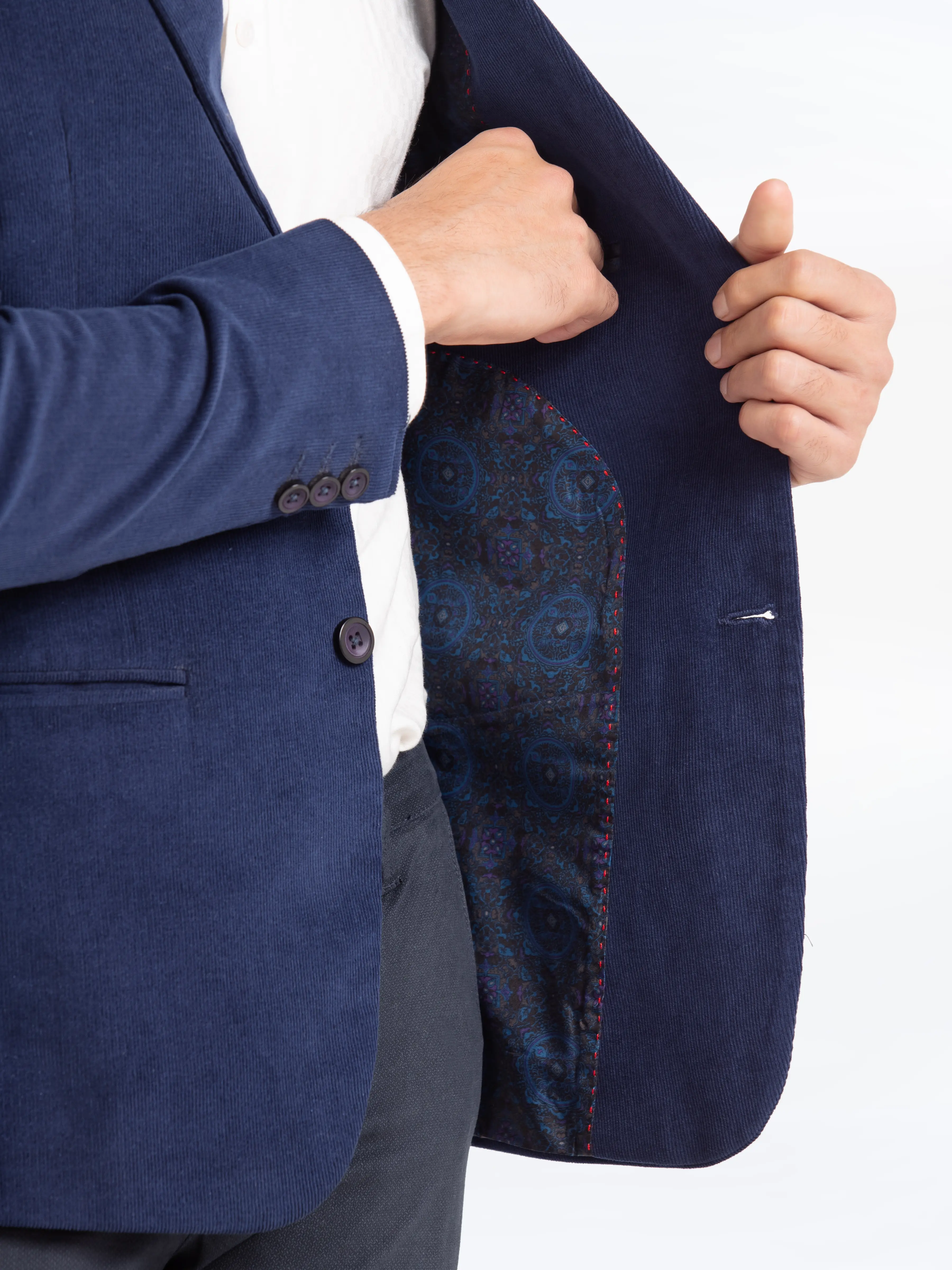 Men's Blue Blazer - EMTB24-6862 - Image 3
