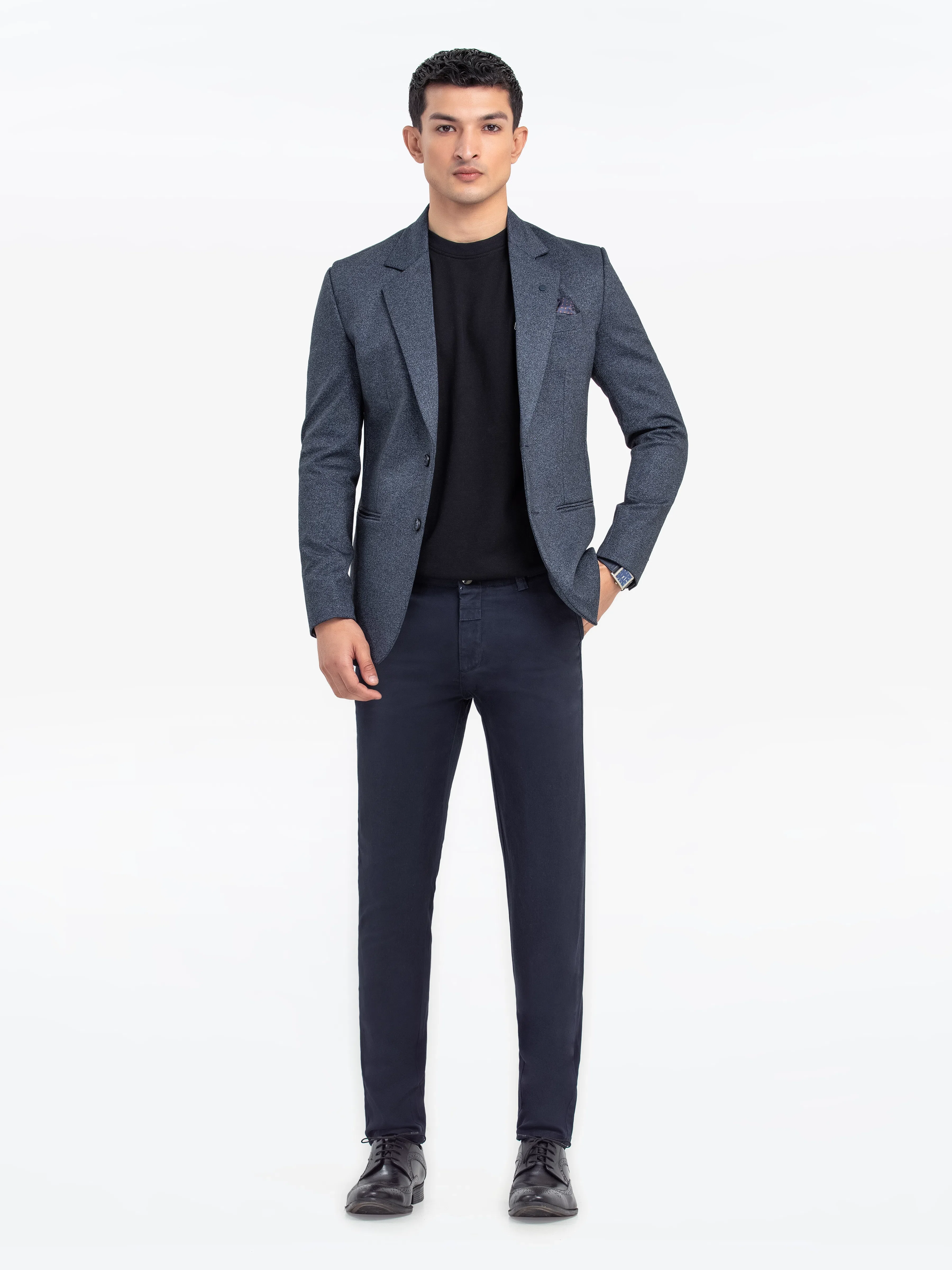 Men's Blue Blazer - EMTBK24-003 - Image 2