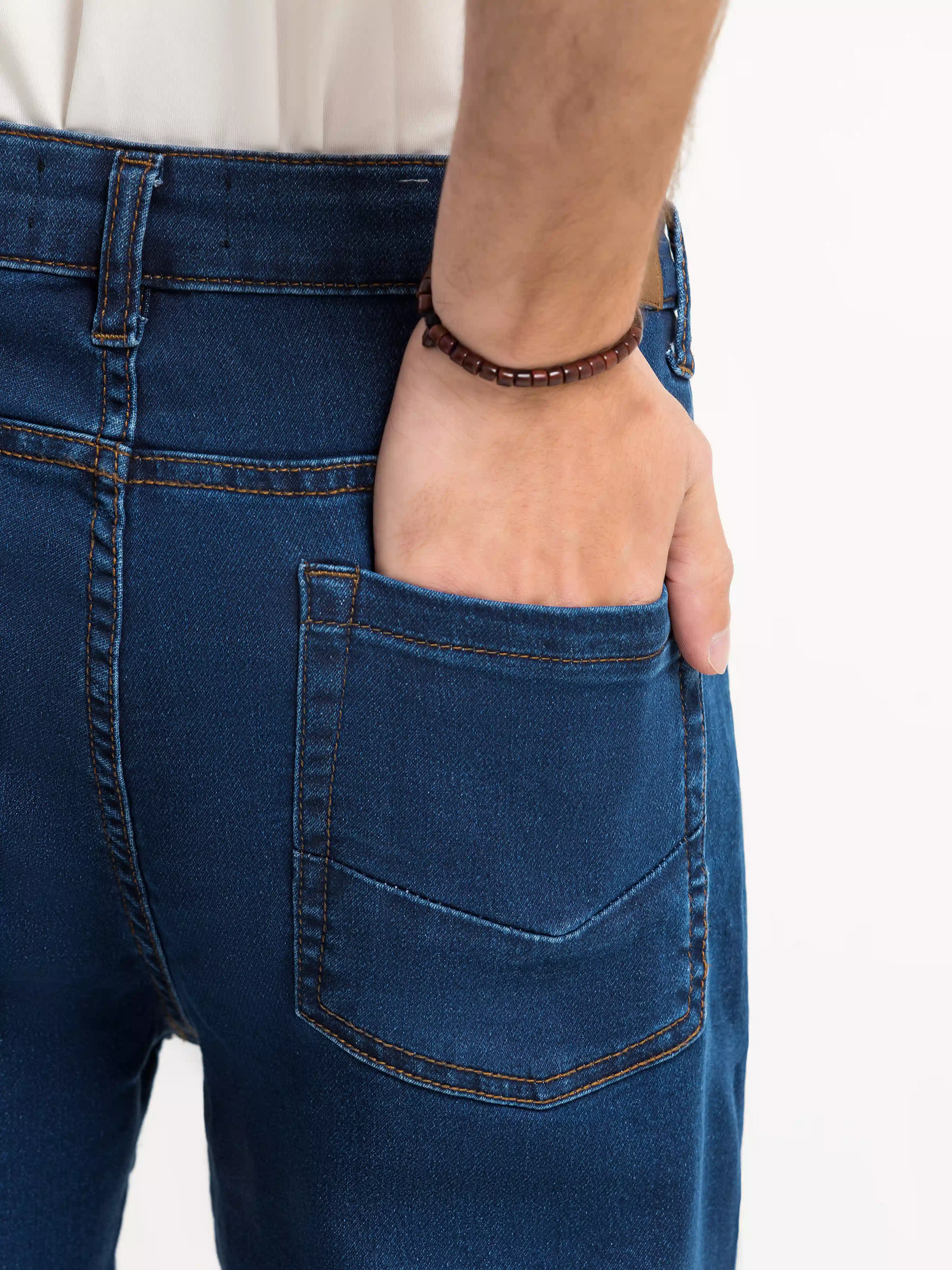 Men's Blue Denim Pant - EMBPD5-025 - Image 4