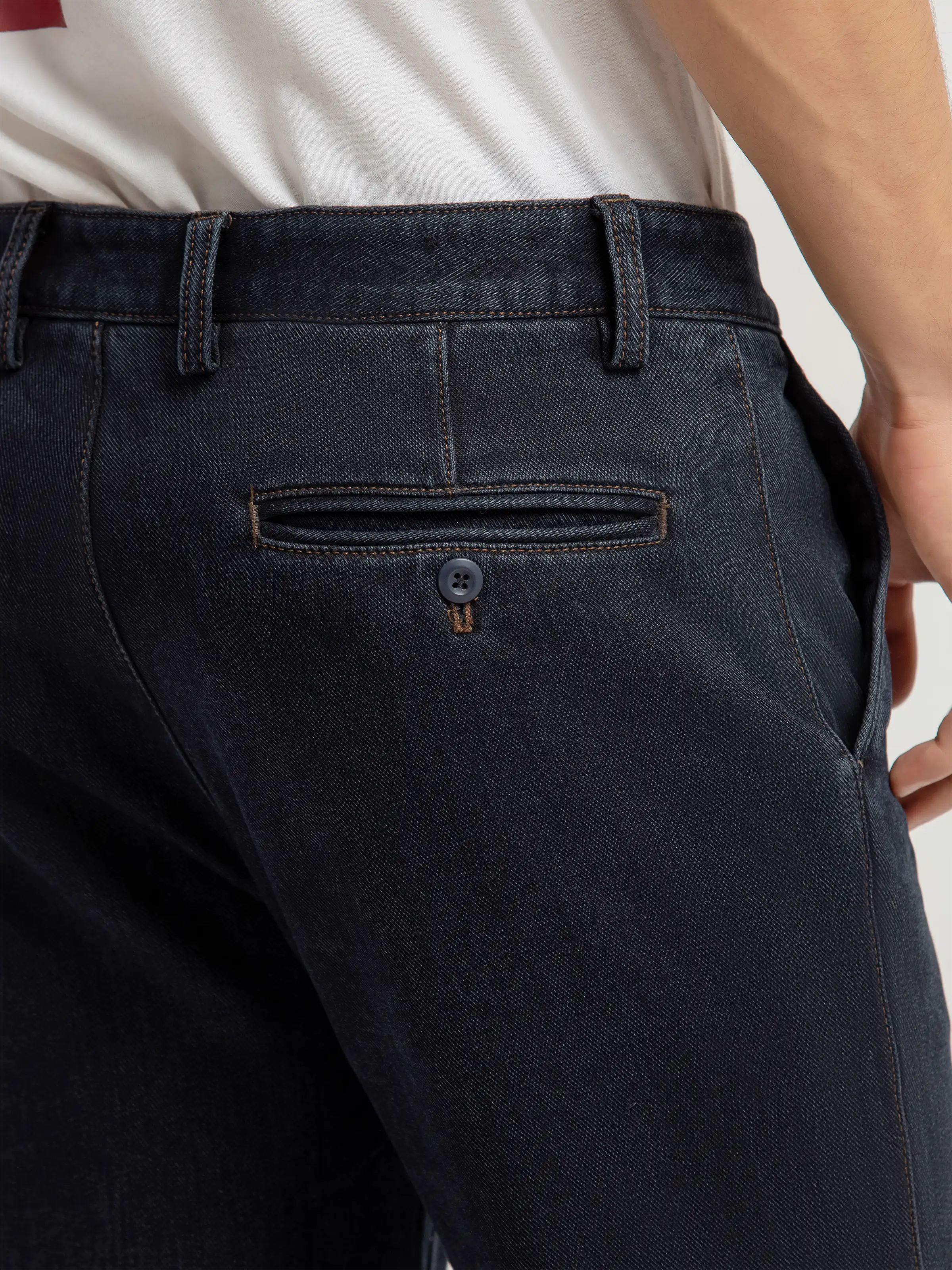 Men's Blue Denim Pant - EMBPD6-002 - Image 4