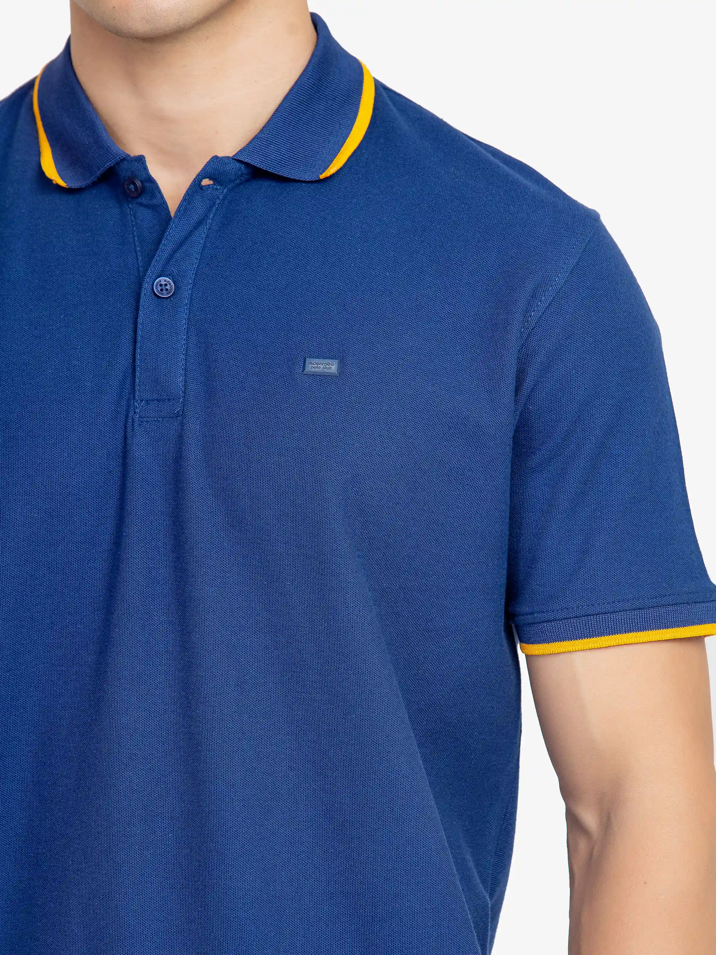 Men's Blue Polo Shirt - EMTPS5-005 - Image 3