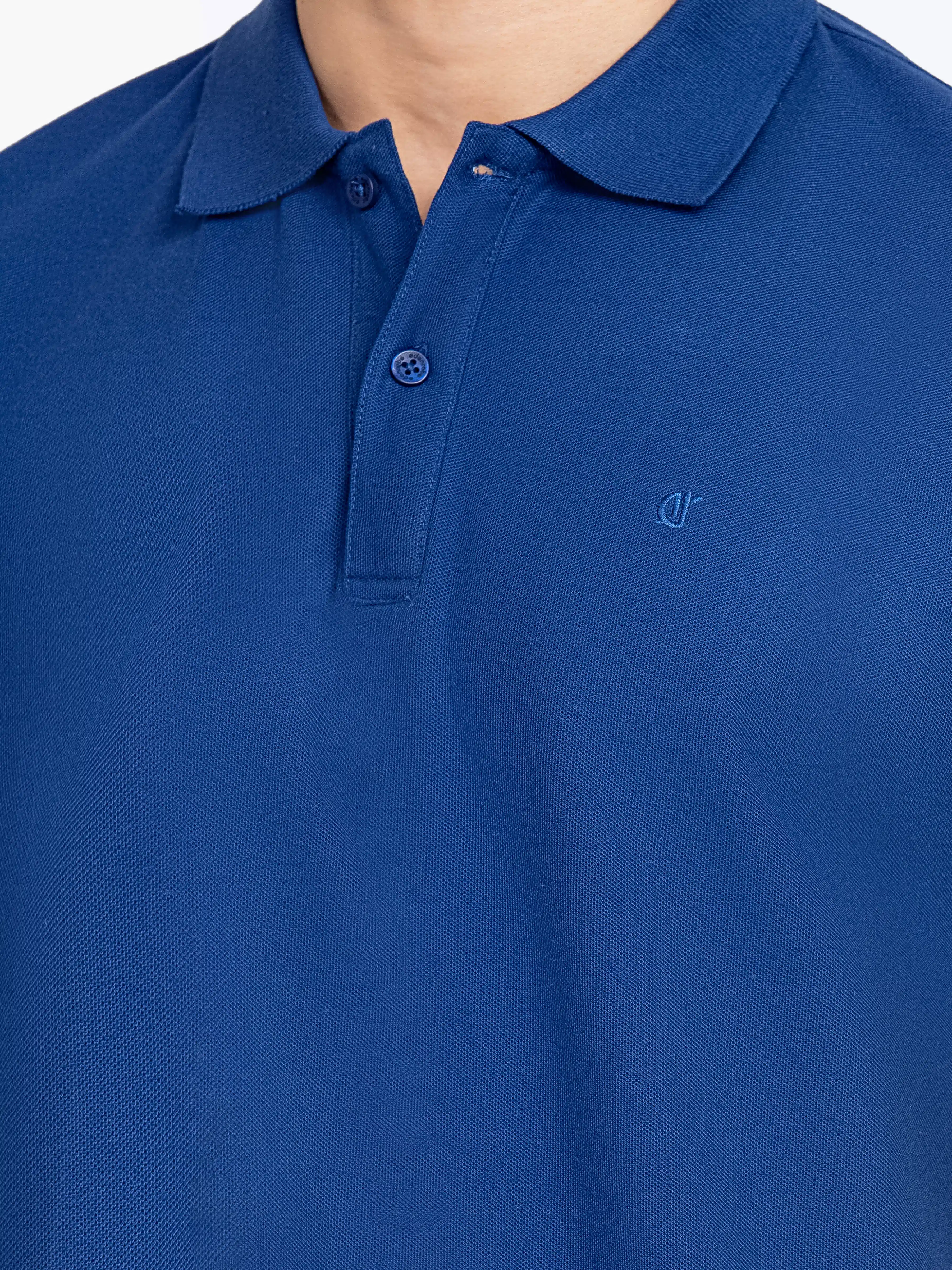 Men's Blue Polo Shirt - EMTPS5-049 - Image 3