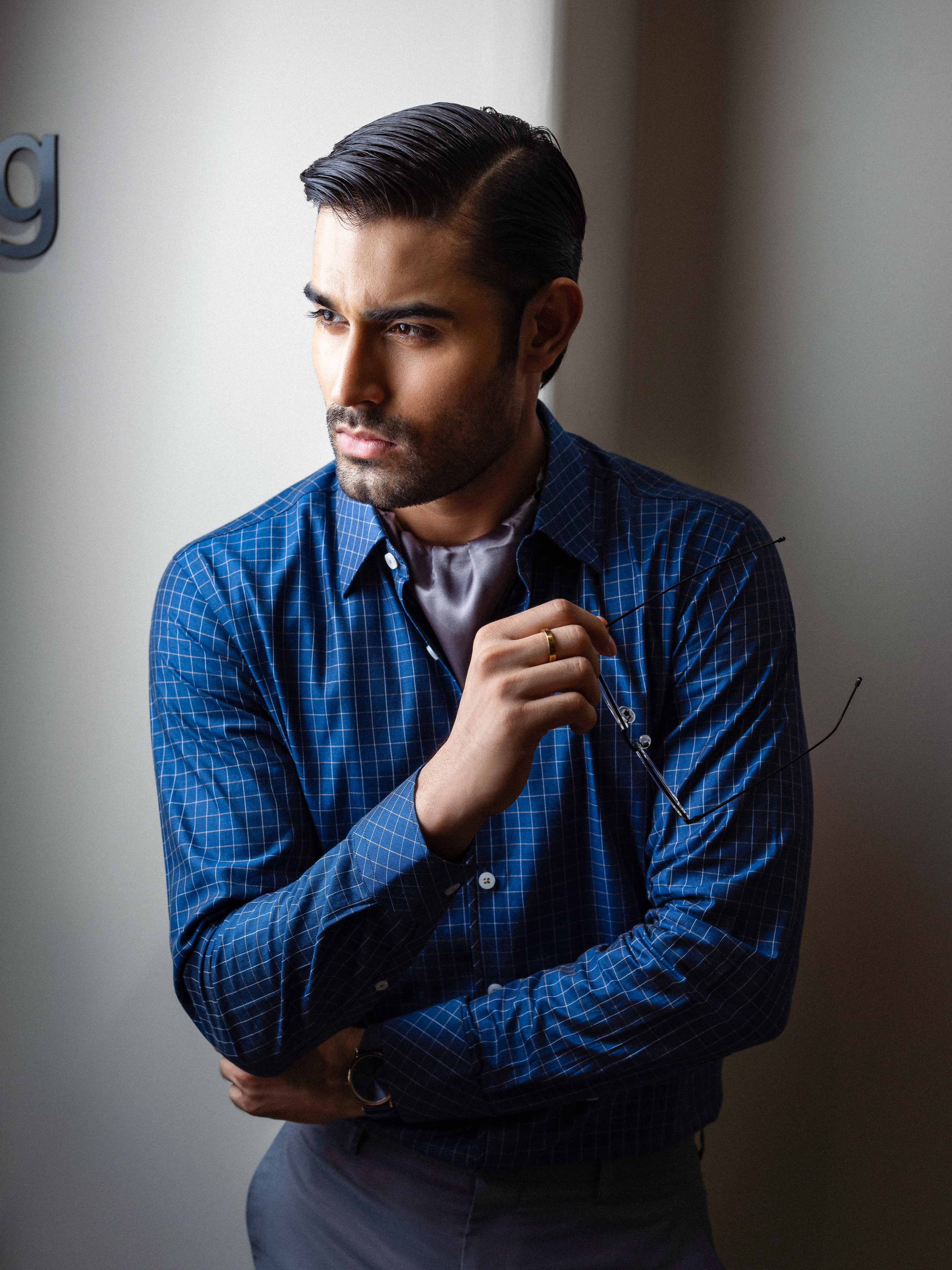 Men's Blue Shirt - EMTSB5-176 - Image 4
