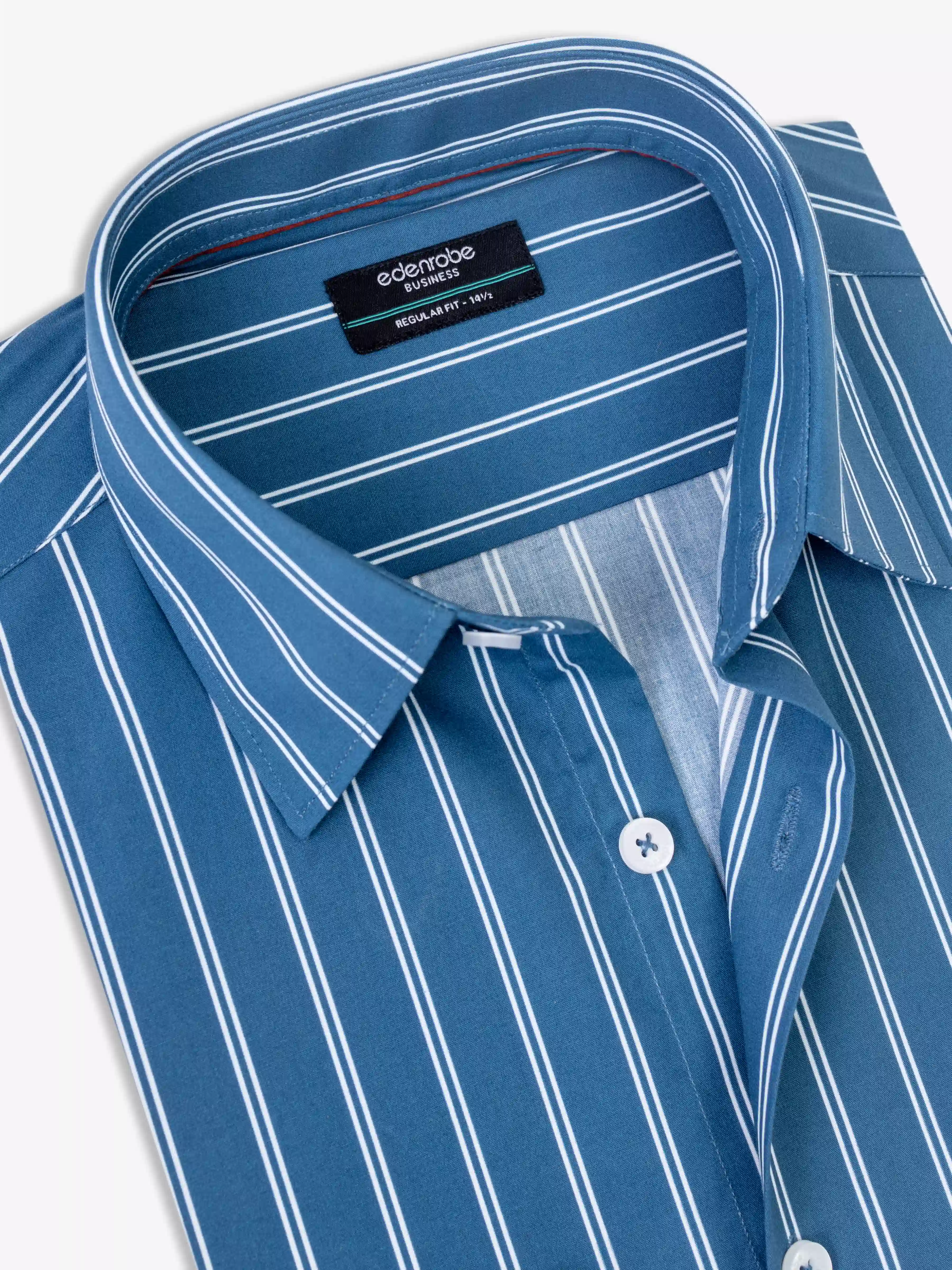 Men's Blue Shirt - EMTSB5-182 - Image 2