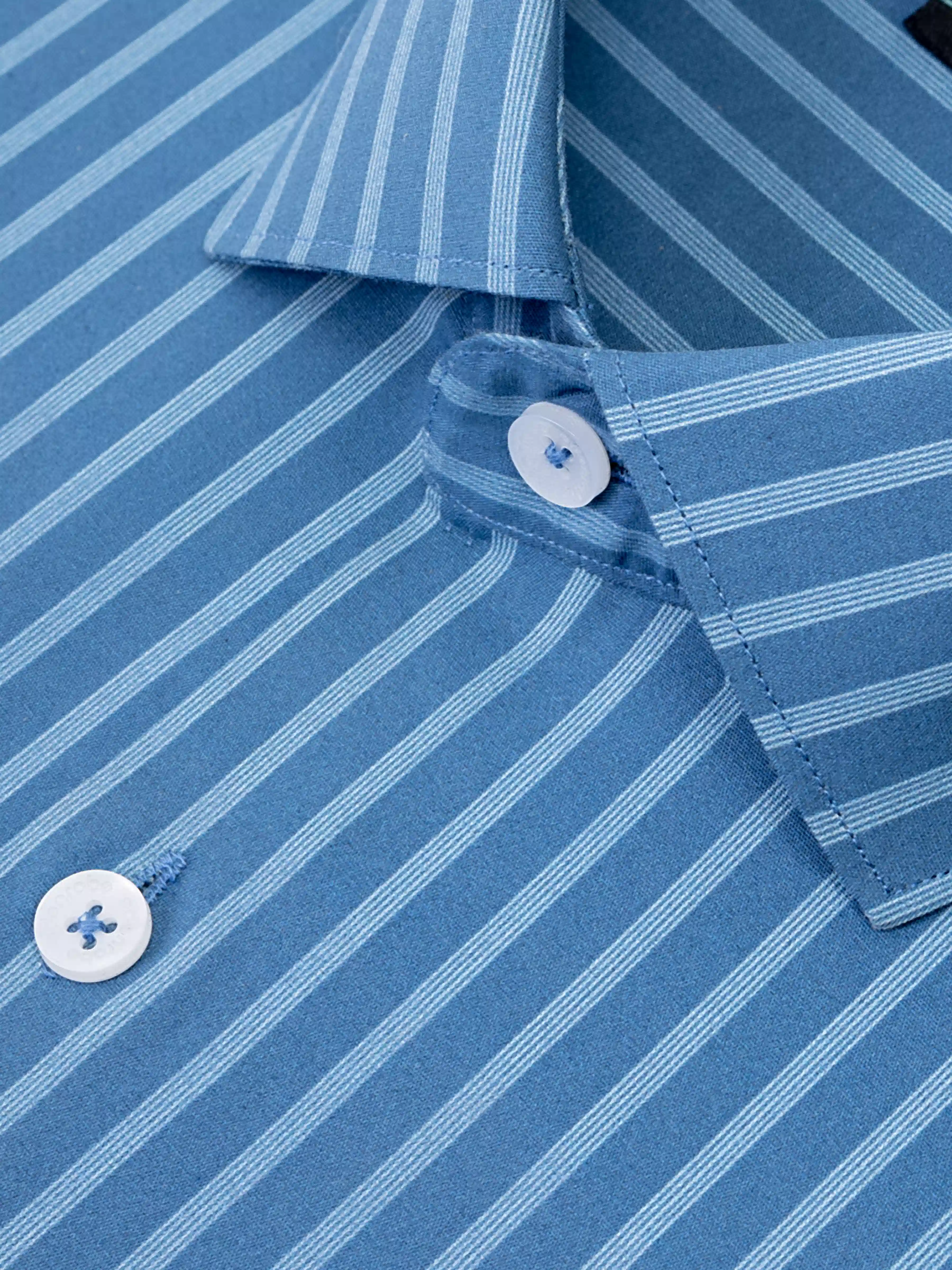Men's Blue Shirt - EMTSB5-184 - Image 3