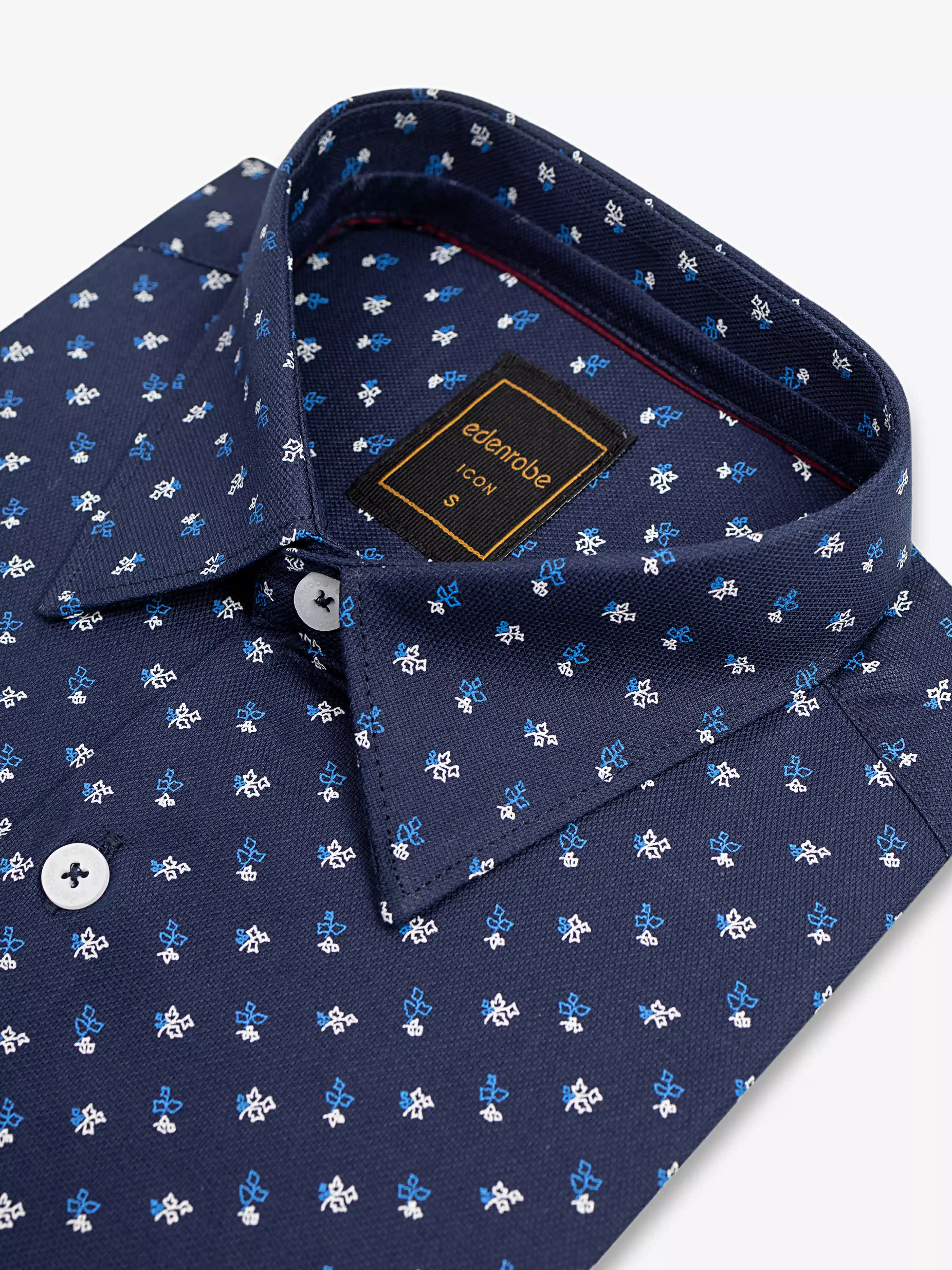 Men's Blue Shirt - EMTSI5-50842 - Image 4