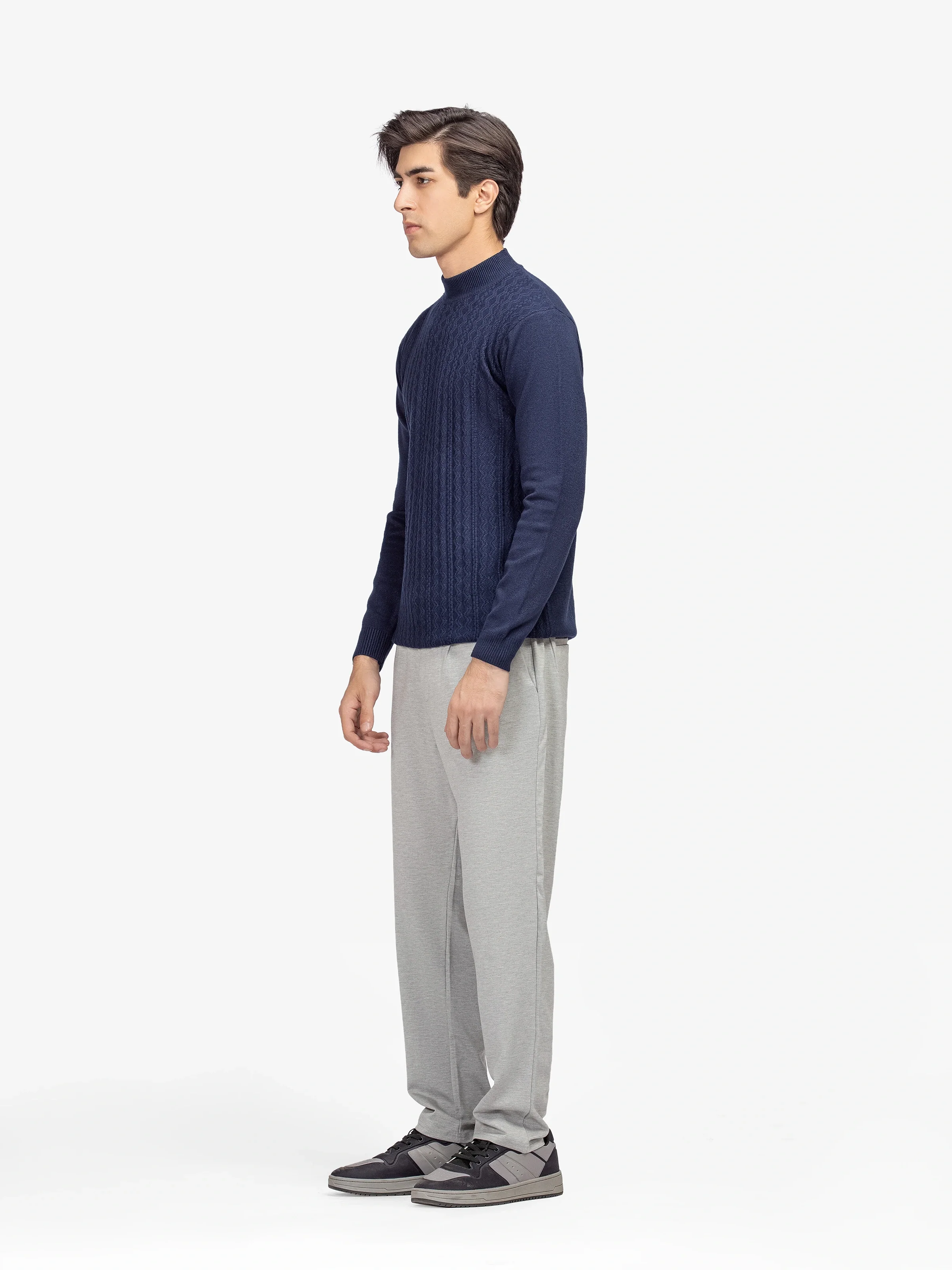 Men's Blue Sweater - EMTSWT5-006 - Image 4