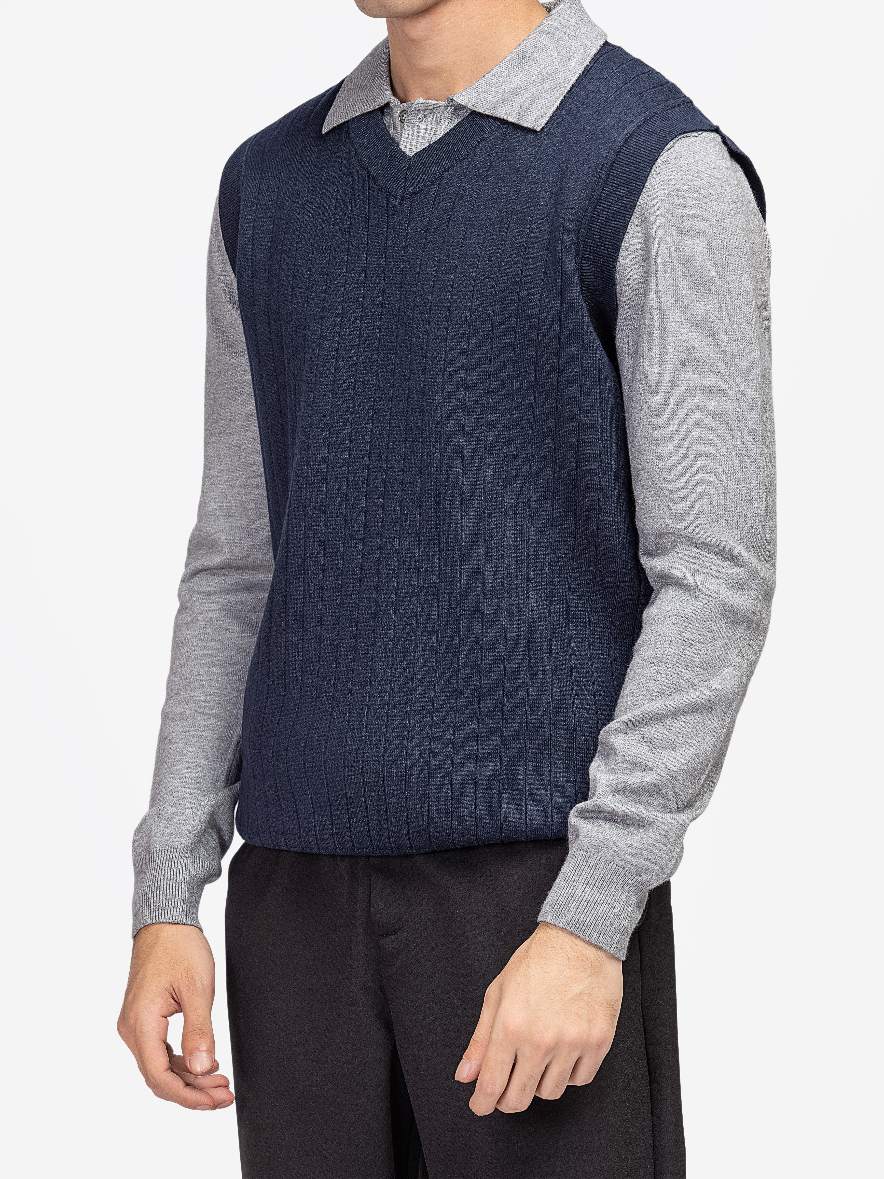 Men's Blue Sweater - EMTSWT5-021 - Image 2