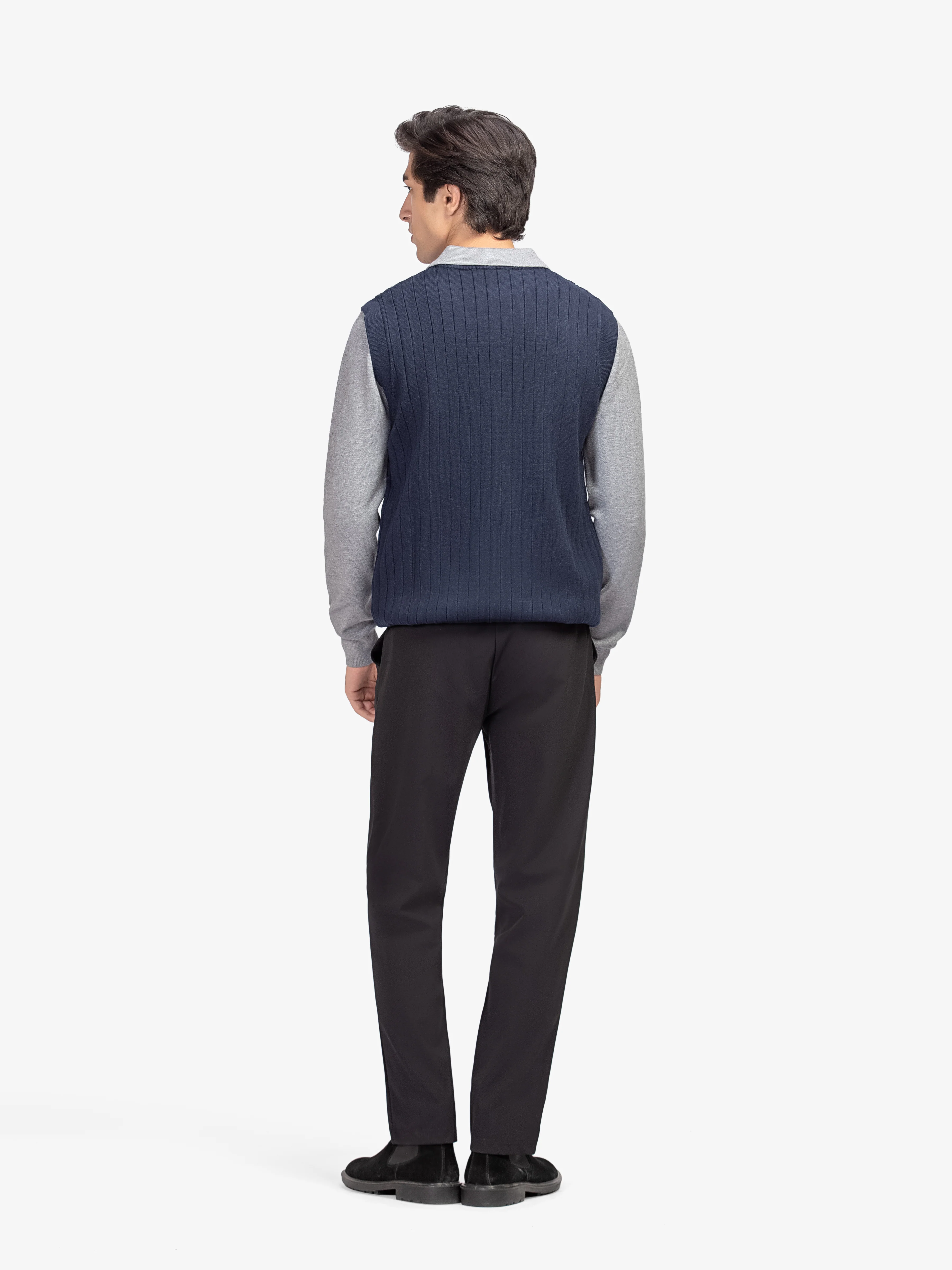 Men's Blue Sweater - EMTSWT5-021 - Image 5