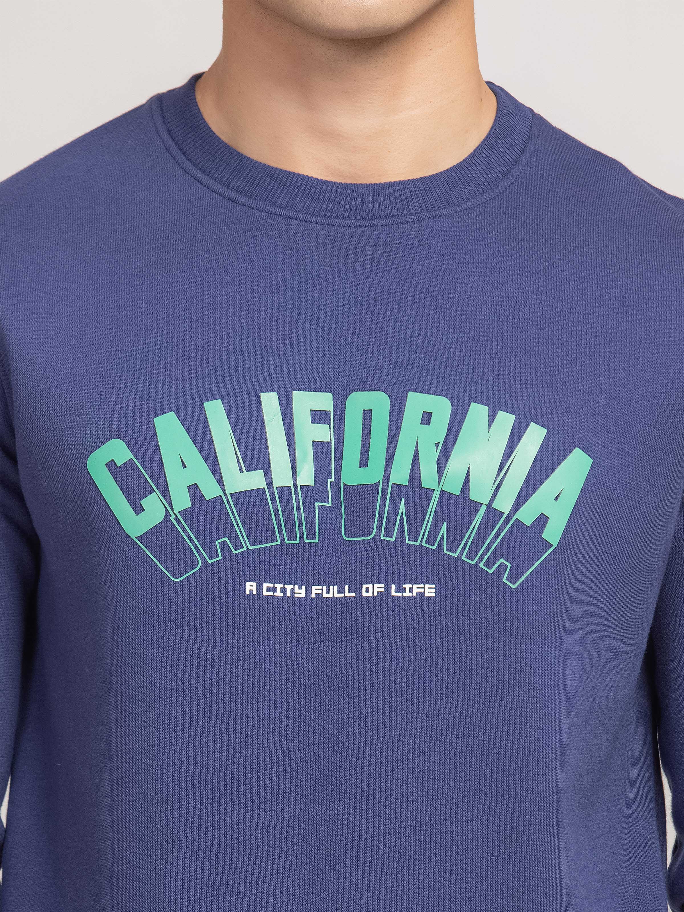 Men's Blue Sweatshirt - EMTSS5-004 - Image 2
