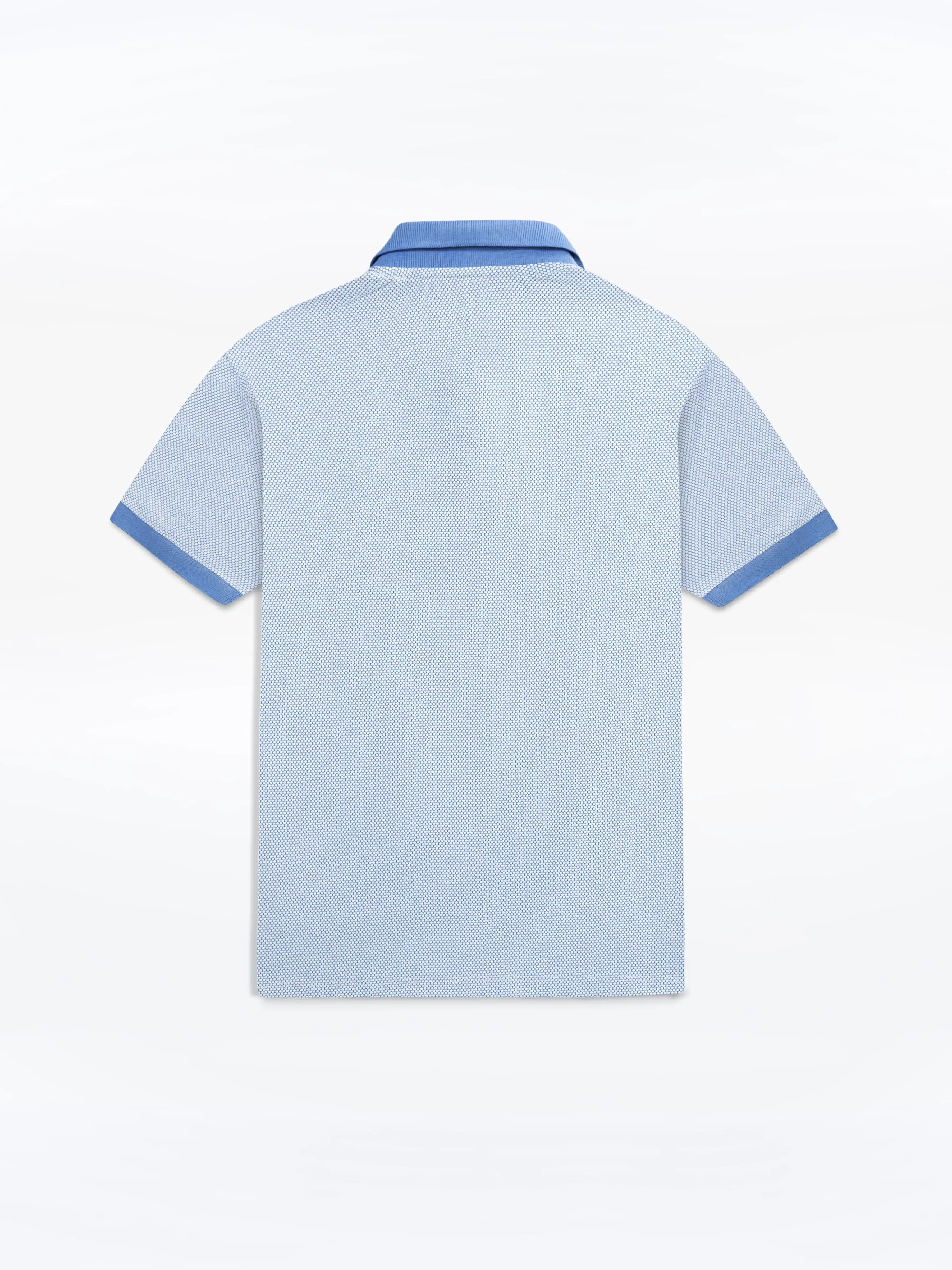 Men's Blue & White Polo Shirt - EMTPS5-071 - Image 2