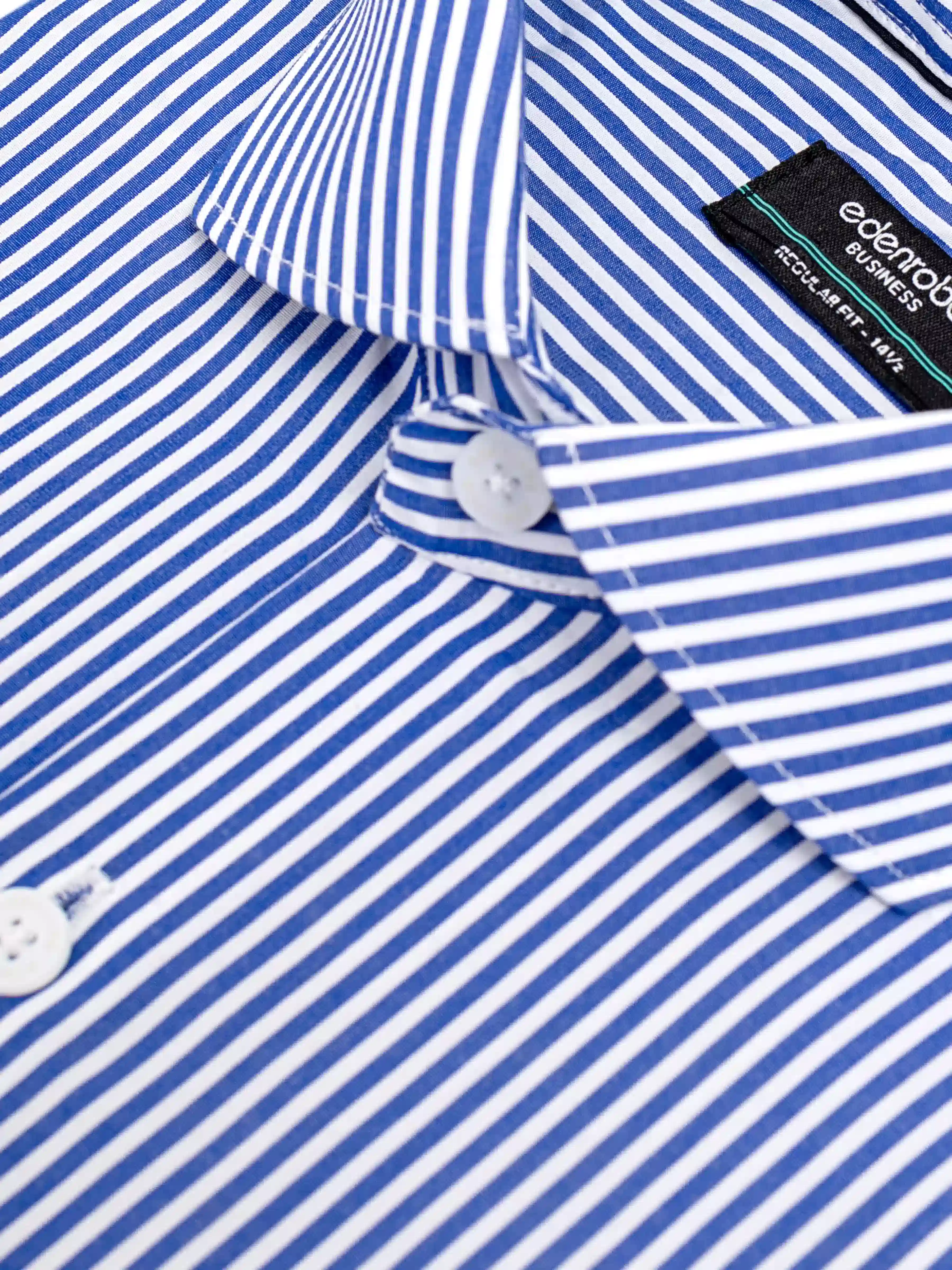 Men's Blue & White Shirt - EMTSB6-219 - Image 3