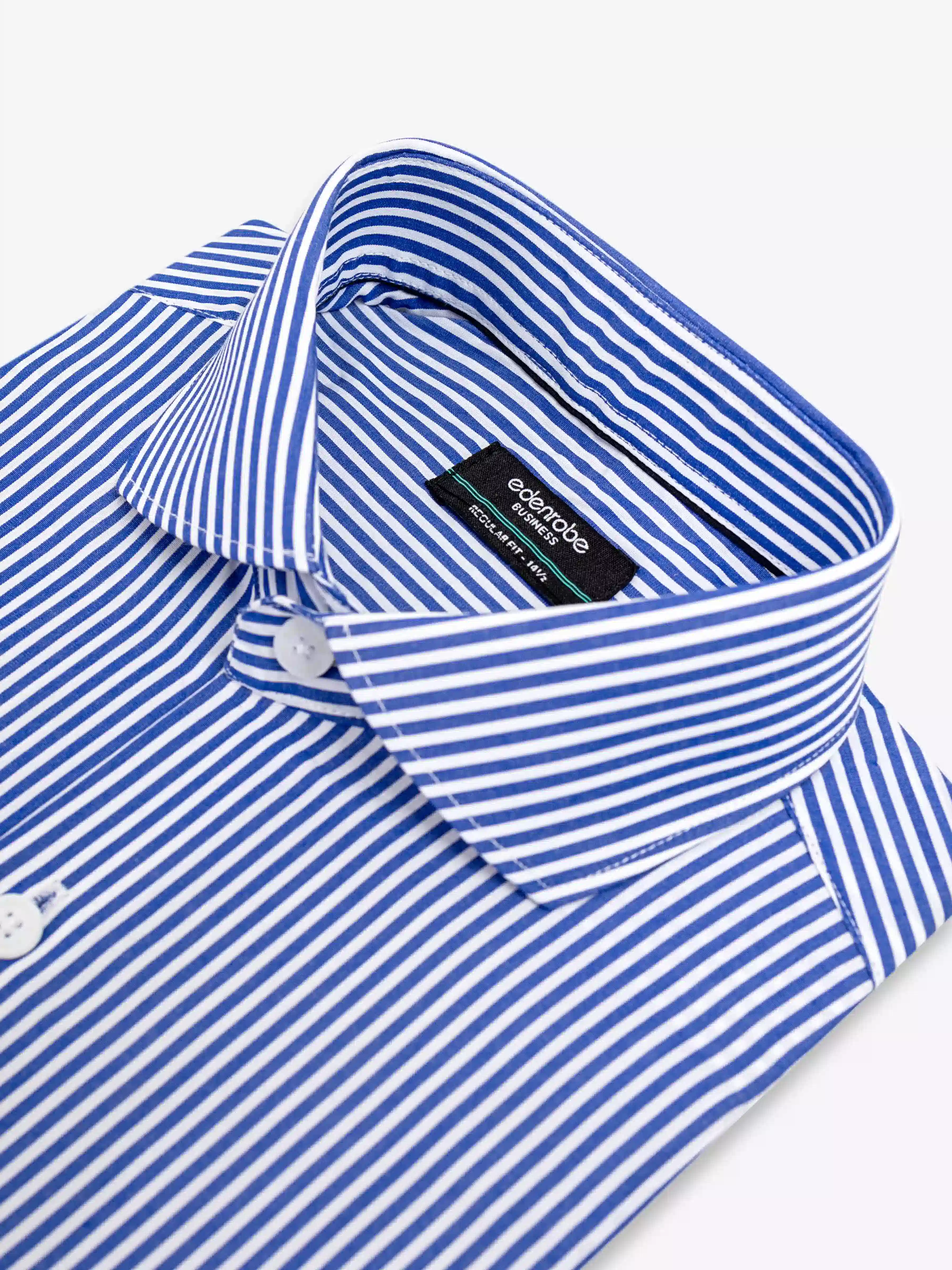 Men's Blue & White Shirt - EMTSB6-219 - Image 4