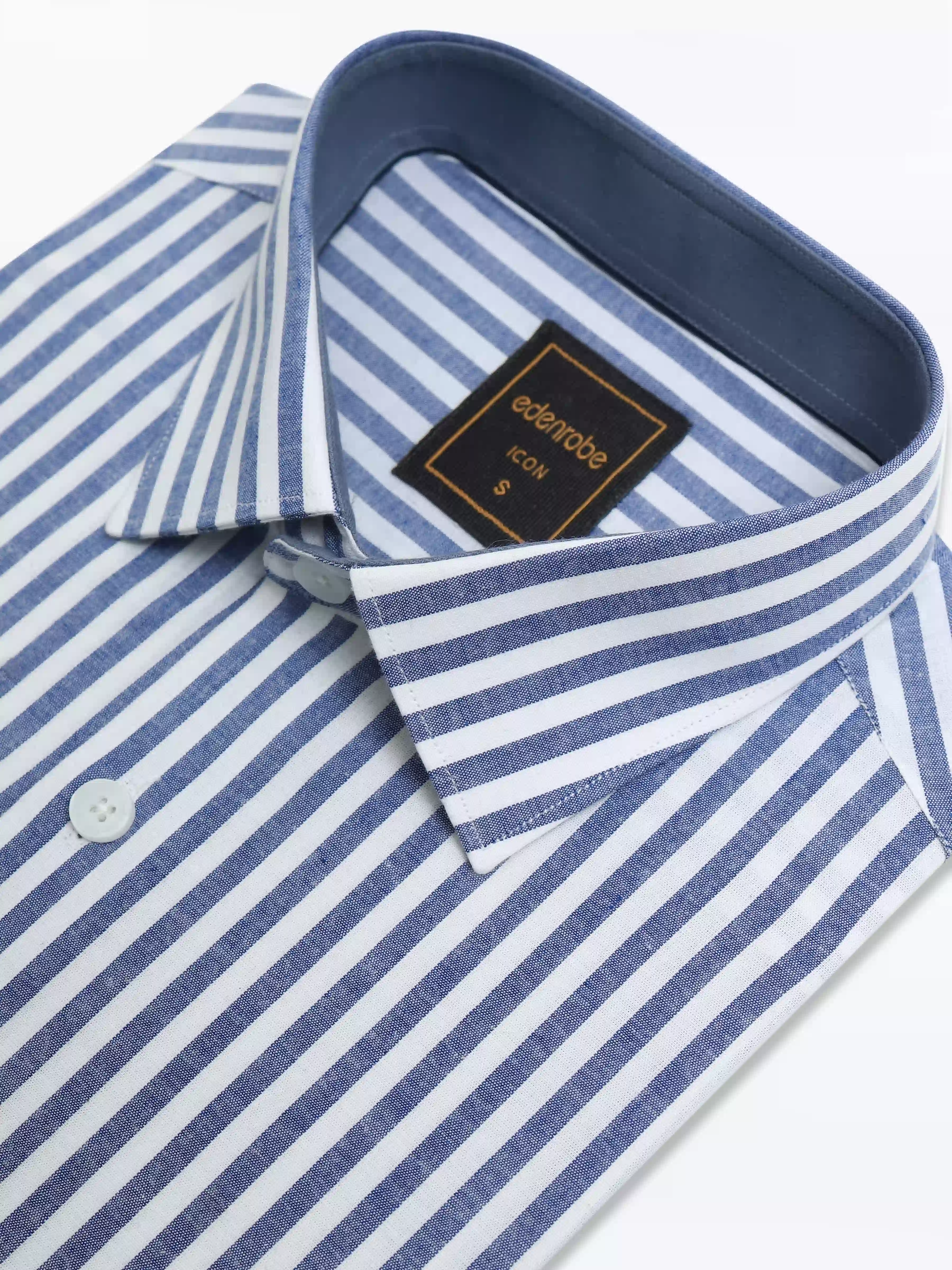 Men's Blue & White Shirt - EMTSI24-50716 - Image 3