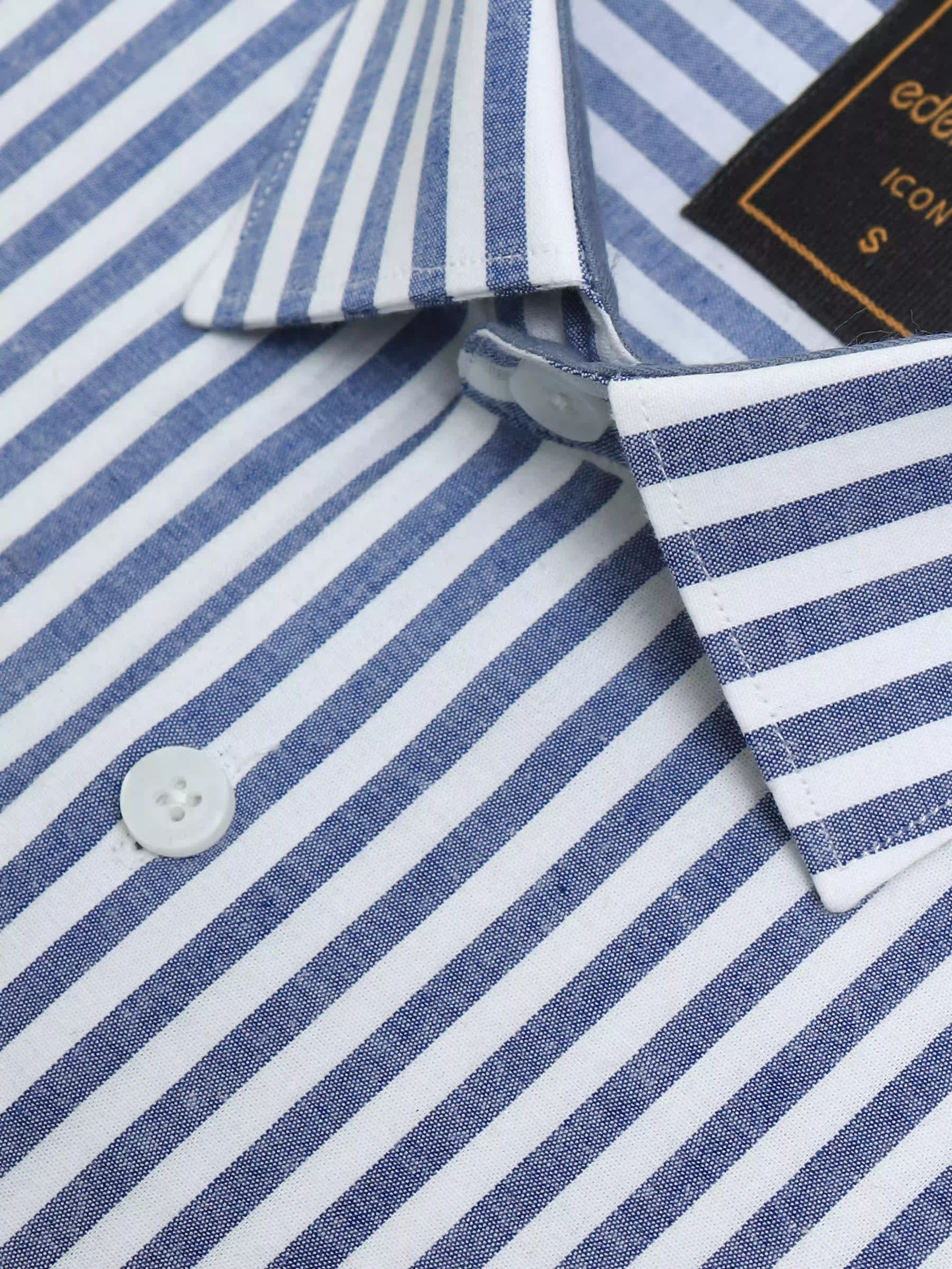 Men's Blue & White Shirt - EMTSI24-50716 - Image 4