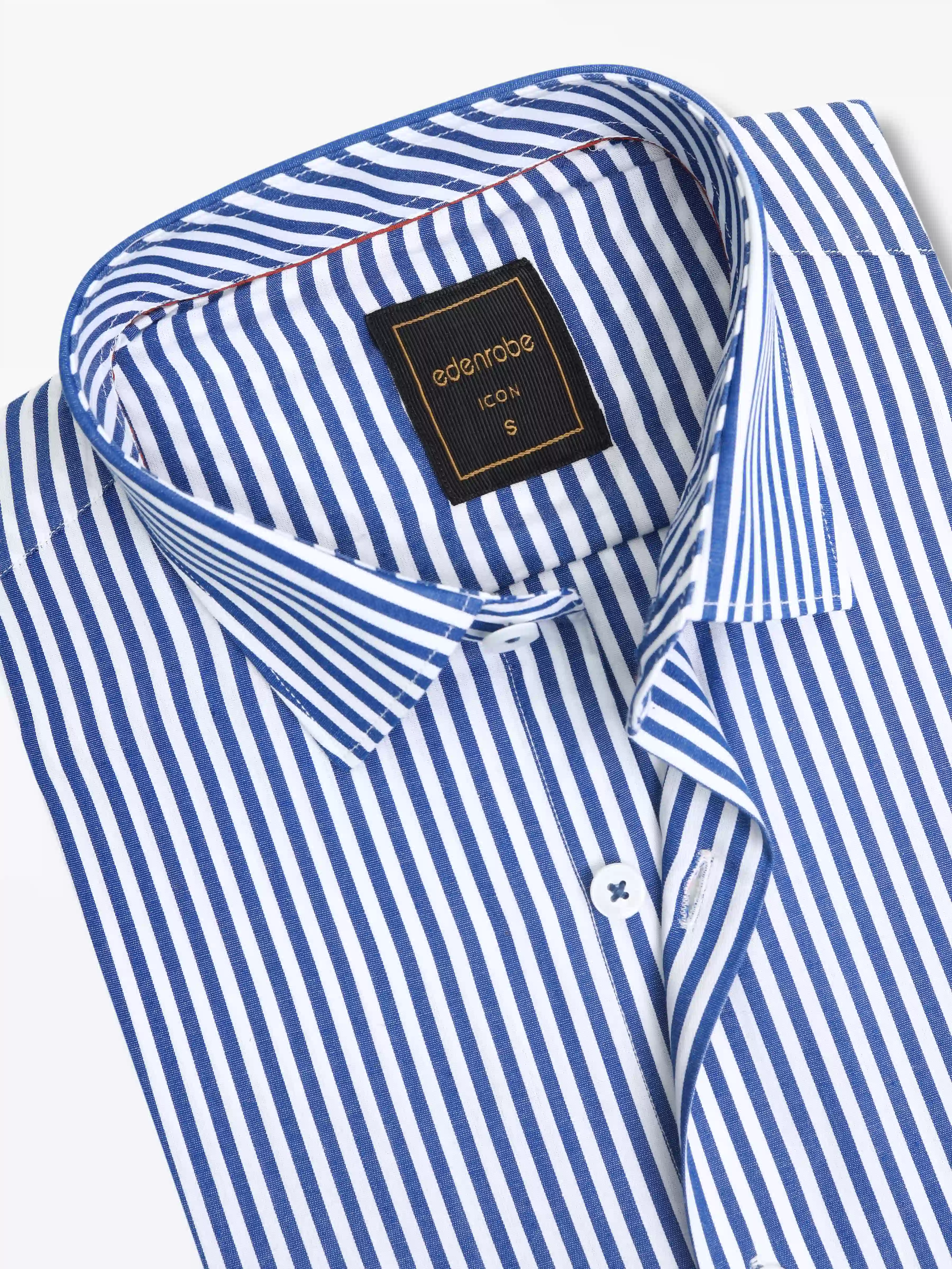 Men's Blue & White Shirt - EMTSI24-50726 - Image 2