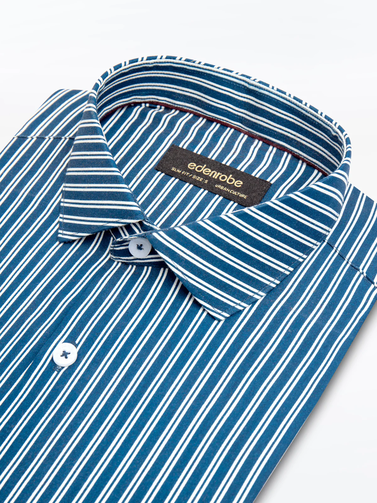 Men's Blue & White Shirt - EMTSUC23-191 - Image 2