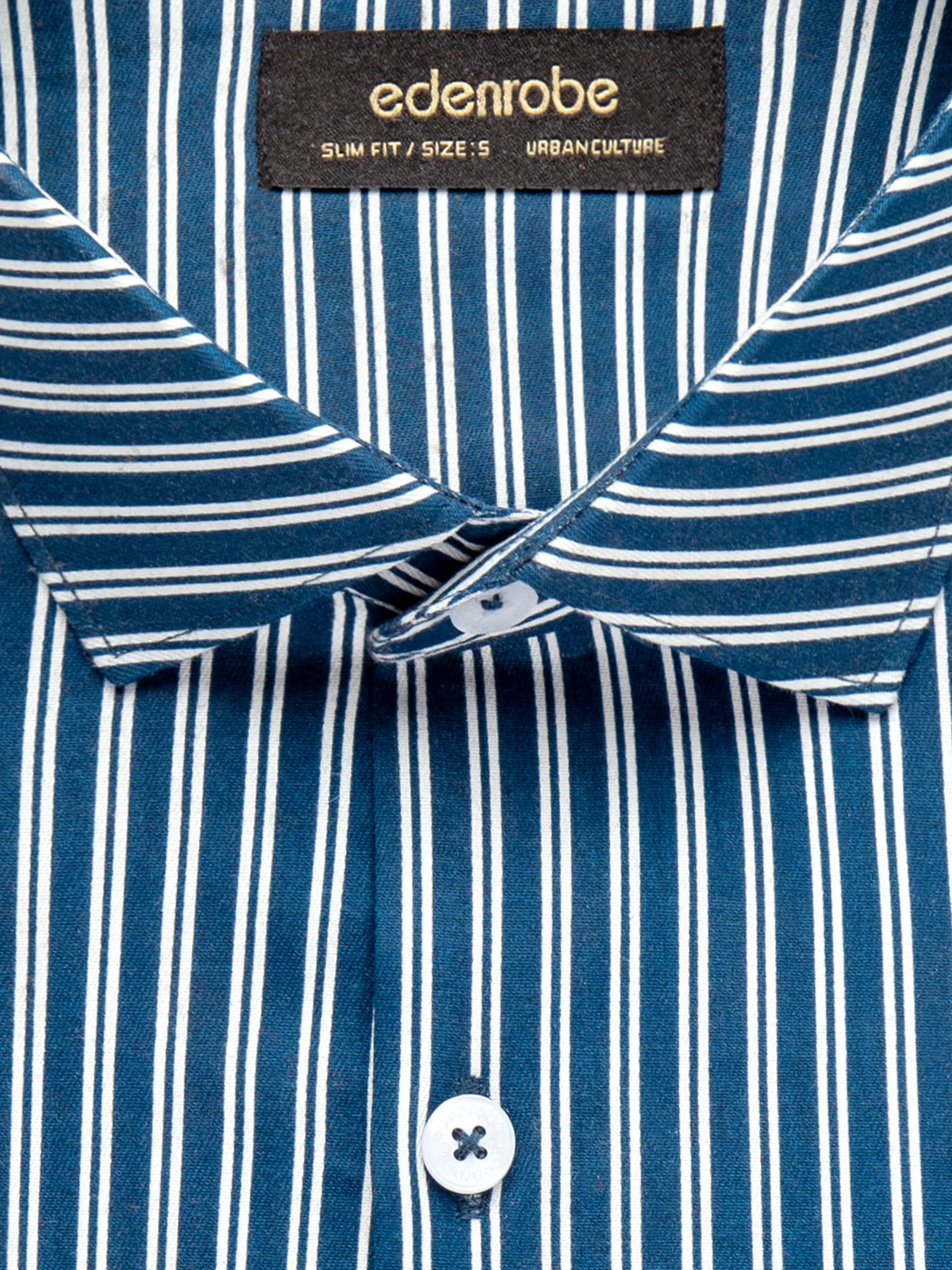 Men's Blue & White Shirt - EMTSUC23-191 - Image 4