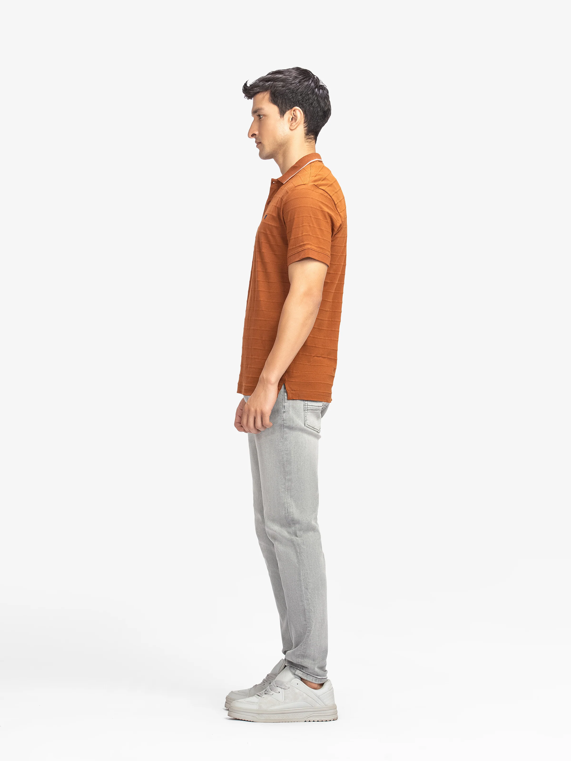 Men's Bronze Polo Shirt - EMTPS5-021 - Image 4