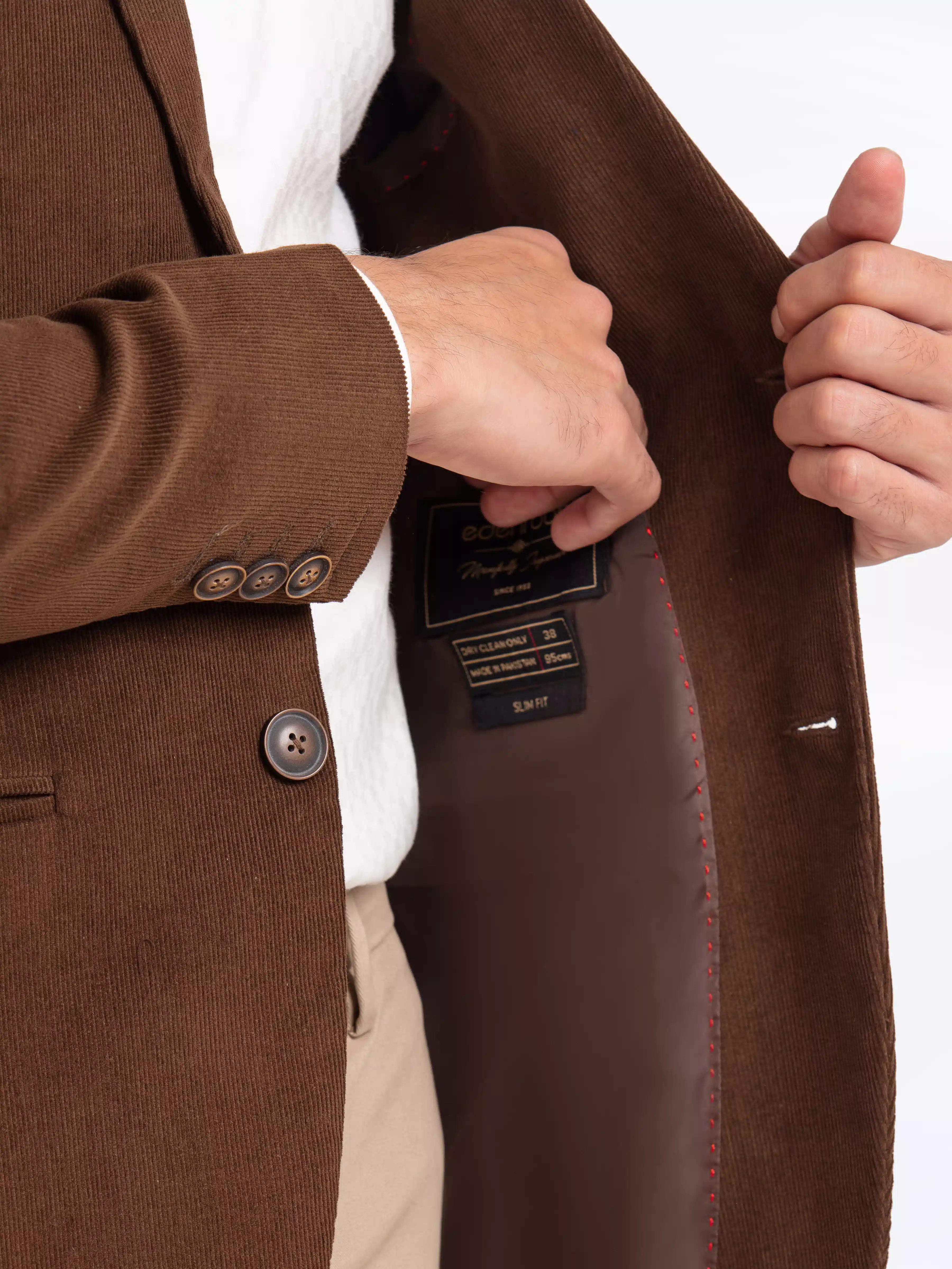 Men's Brown Blazer - EMTB24-6860 - Image 5