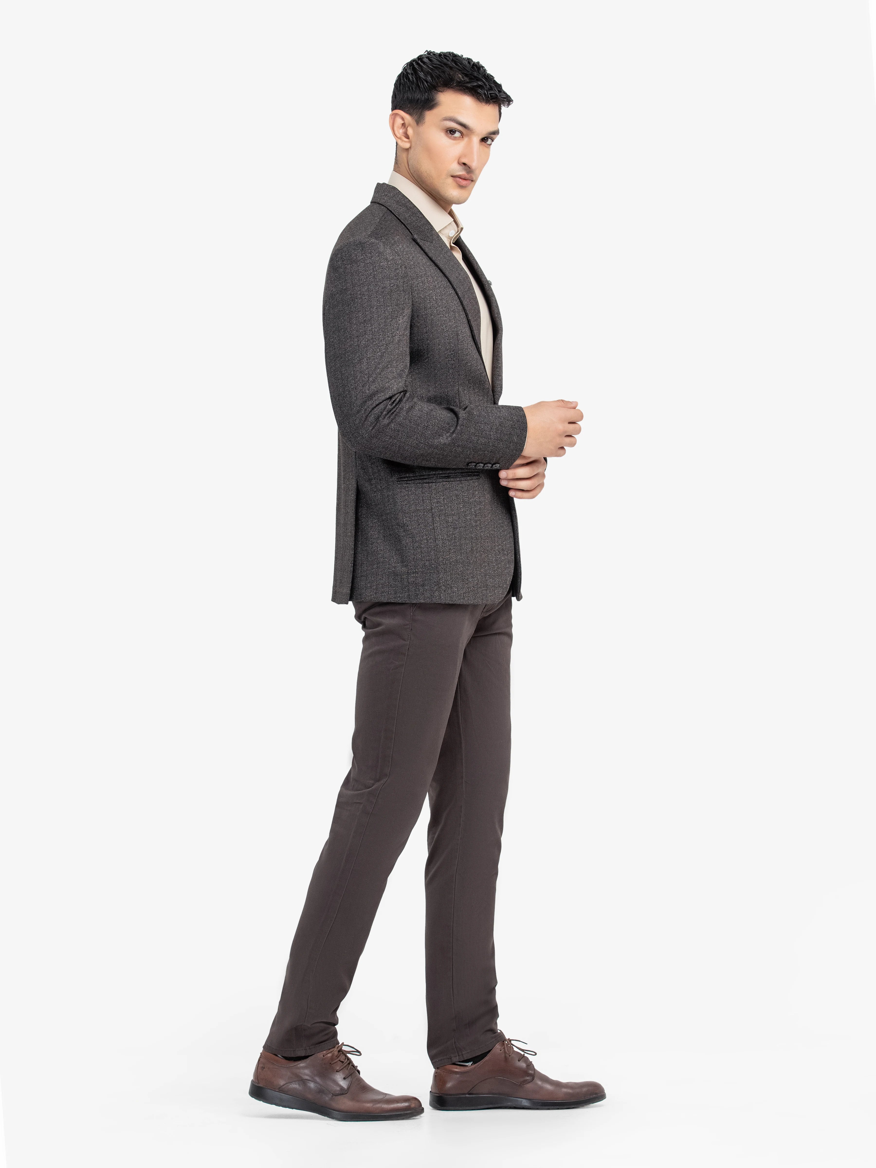 Men's Brown Blazer - EMTBK24-002 - Image 5