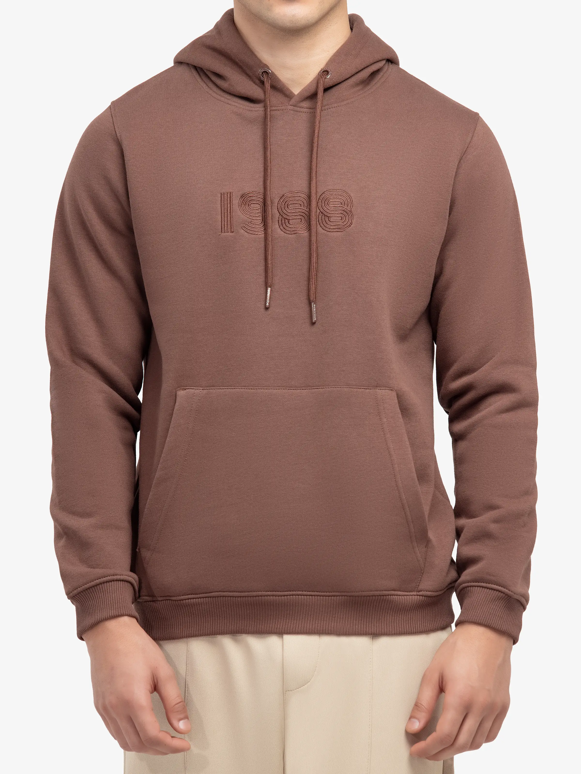 Men's Brown Hoodie - EMTH24-007 - Image 3