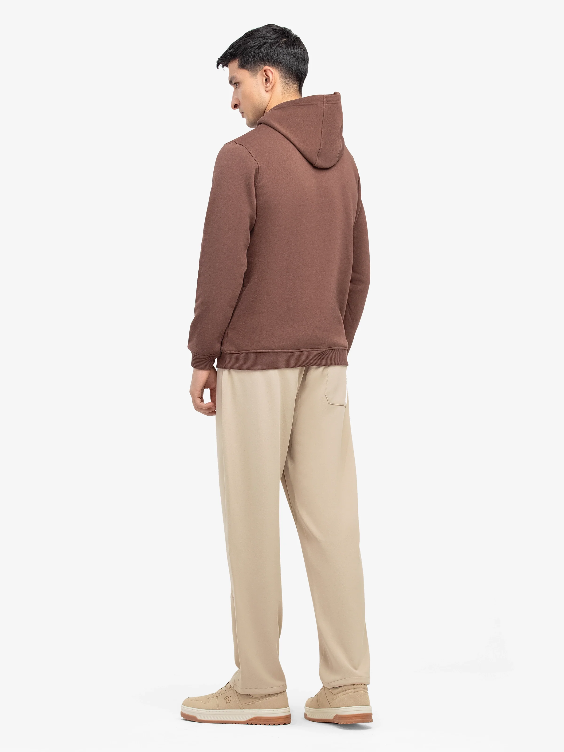 Men's Brown Hoodie - EMTH24-007 - Image 5
