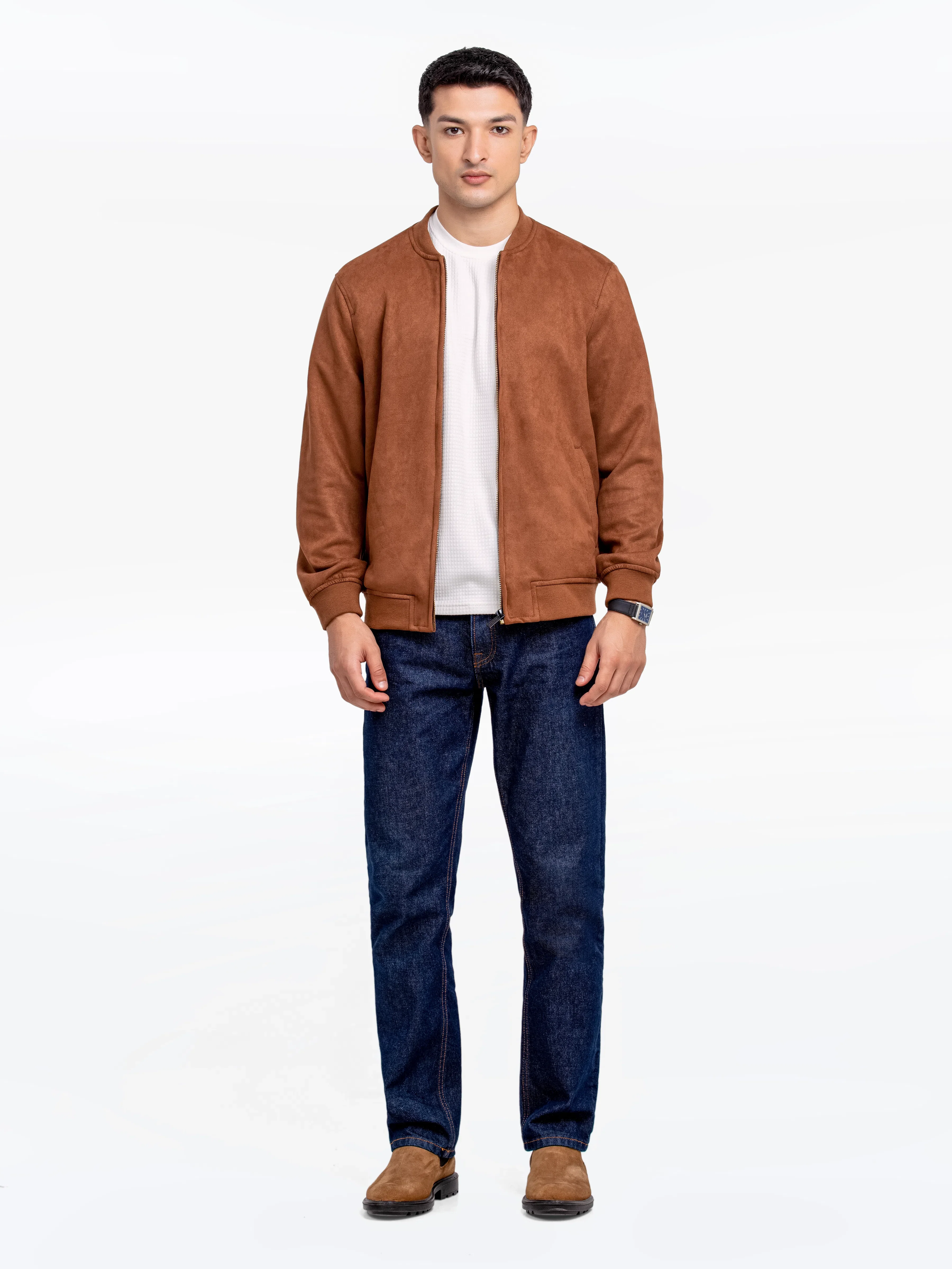 Men's Brown Jacket - EMTJ24-009 - Image 2