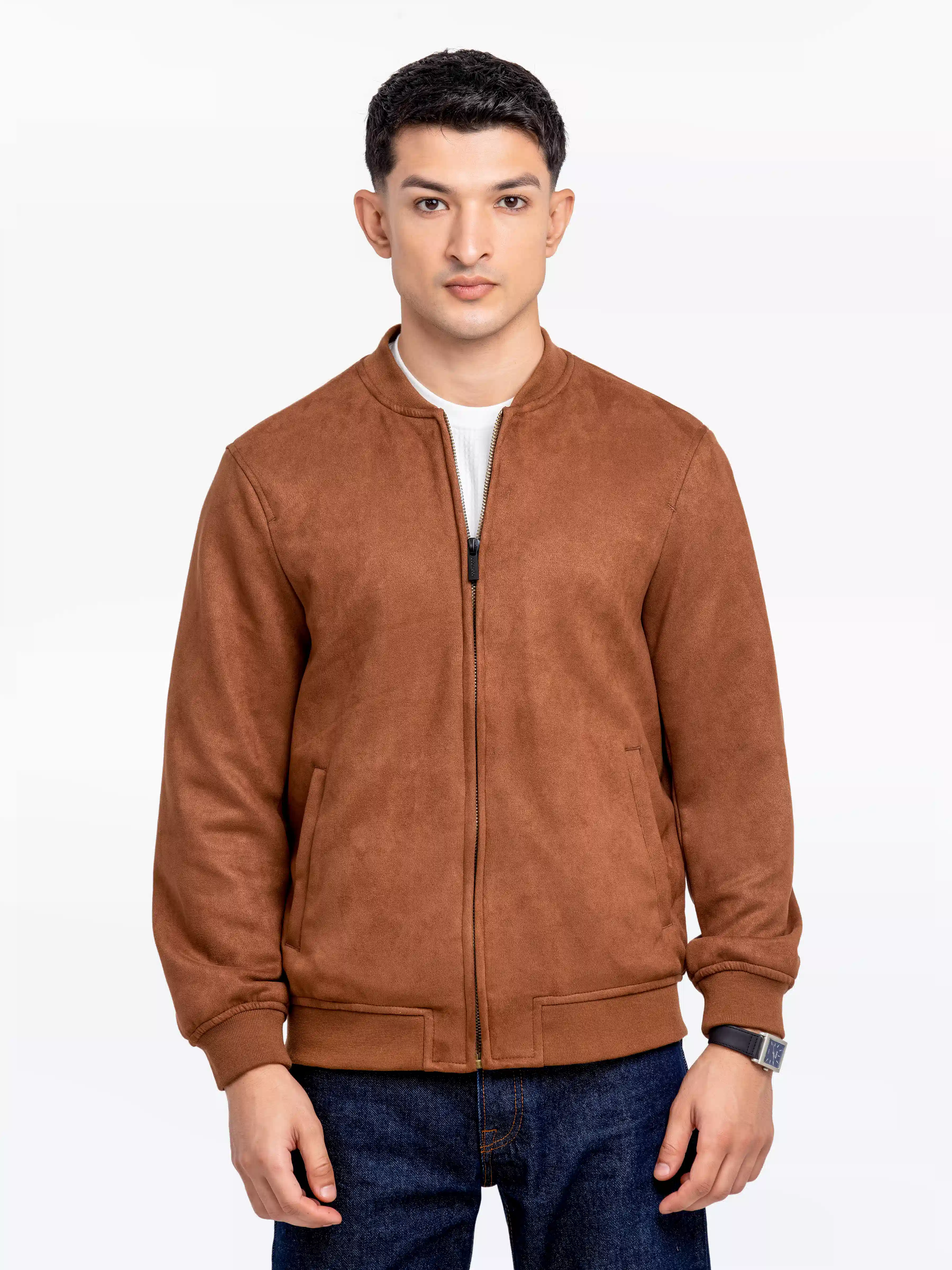 Men's Brown Jacket - EMTJ24-009 - Image 3