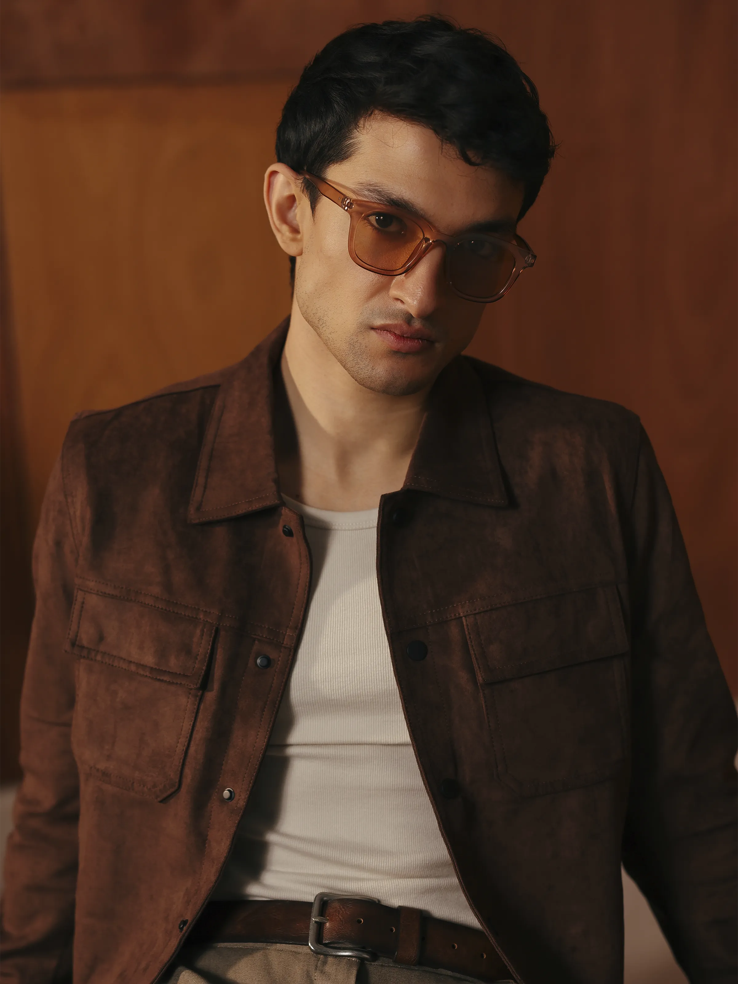 Men's Brown Jacket - EMTJ5-005 - Image 3