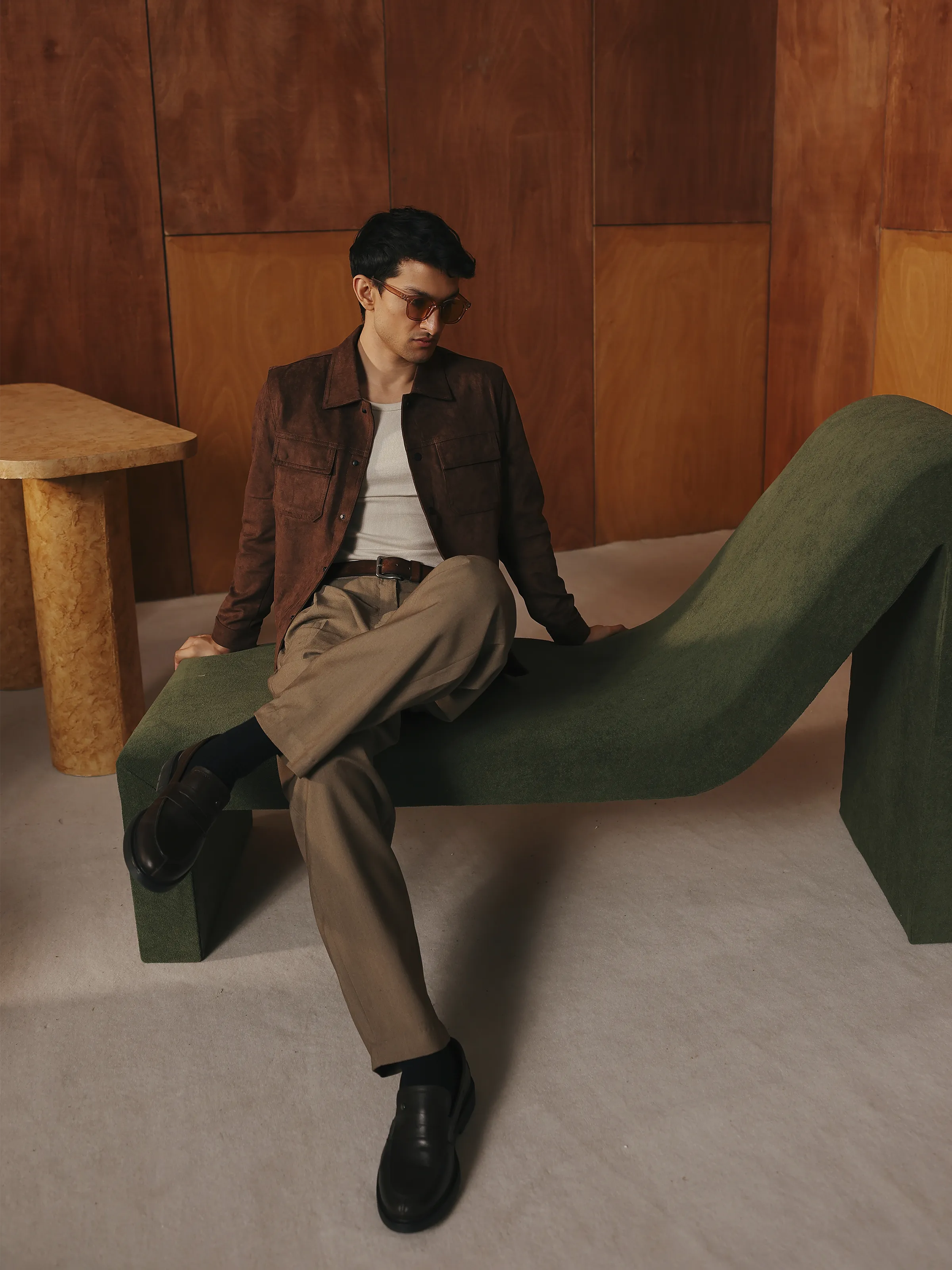 Men's Brown Jacket - EMTJ5-005 - Image 6