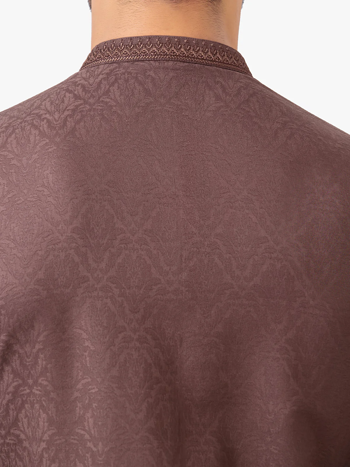 Men's Brown Kurta Pajama - EMTKPT24-016 - Image 5