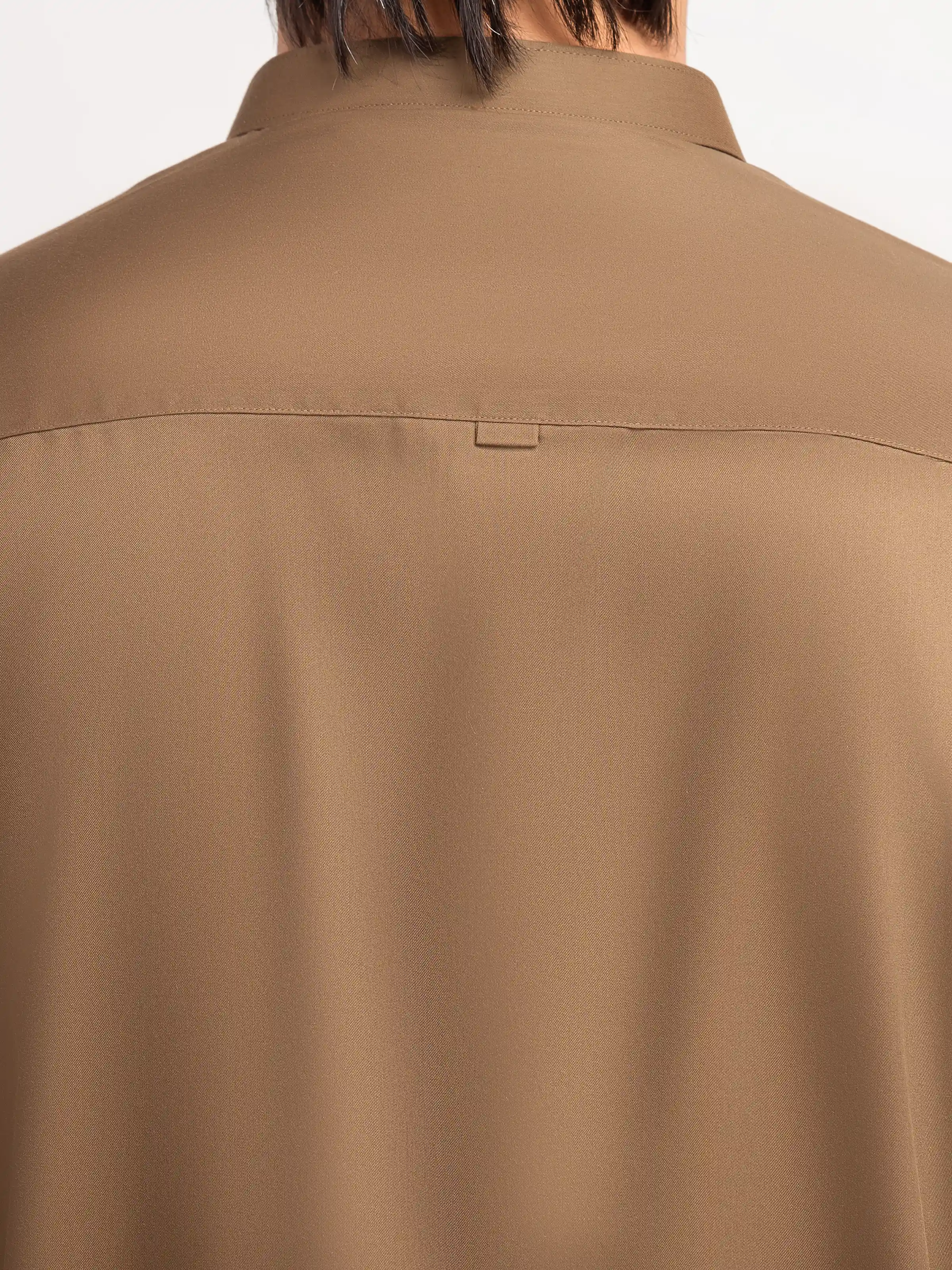Men's Brown Shalwar Kameez - EMTKS5-41200 - Image 4